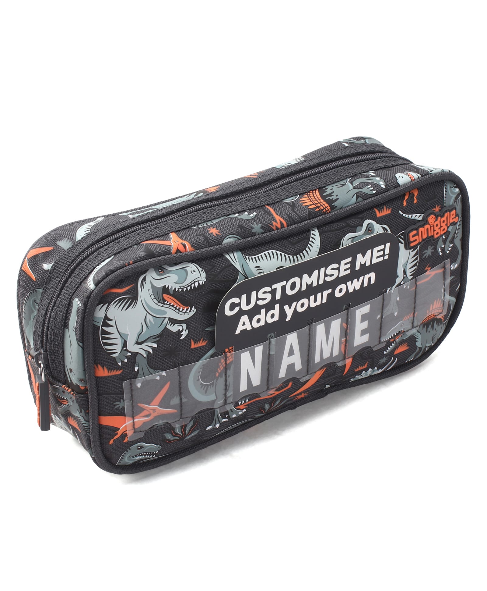Smiggle Playtime Pencil Pouch - Grey-image-23