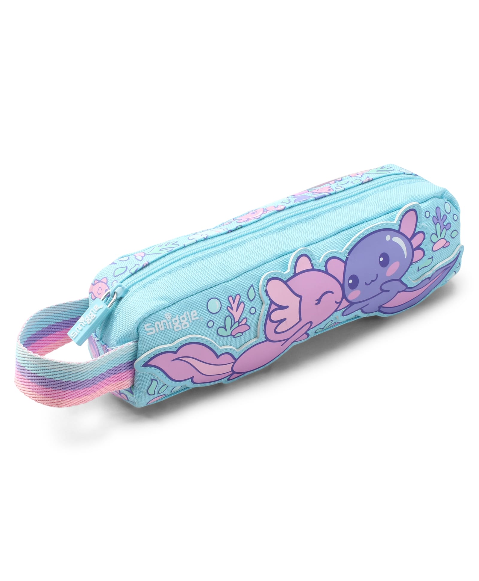 Smiggle L'Jour Character Pencil Case - Aqua Blue-picture-15