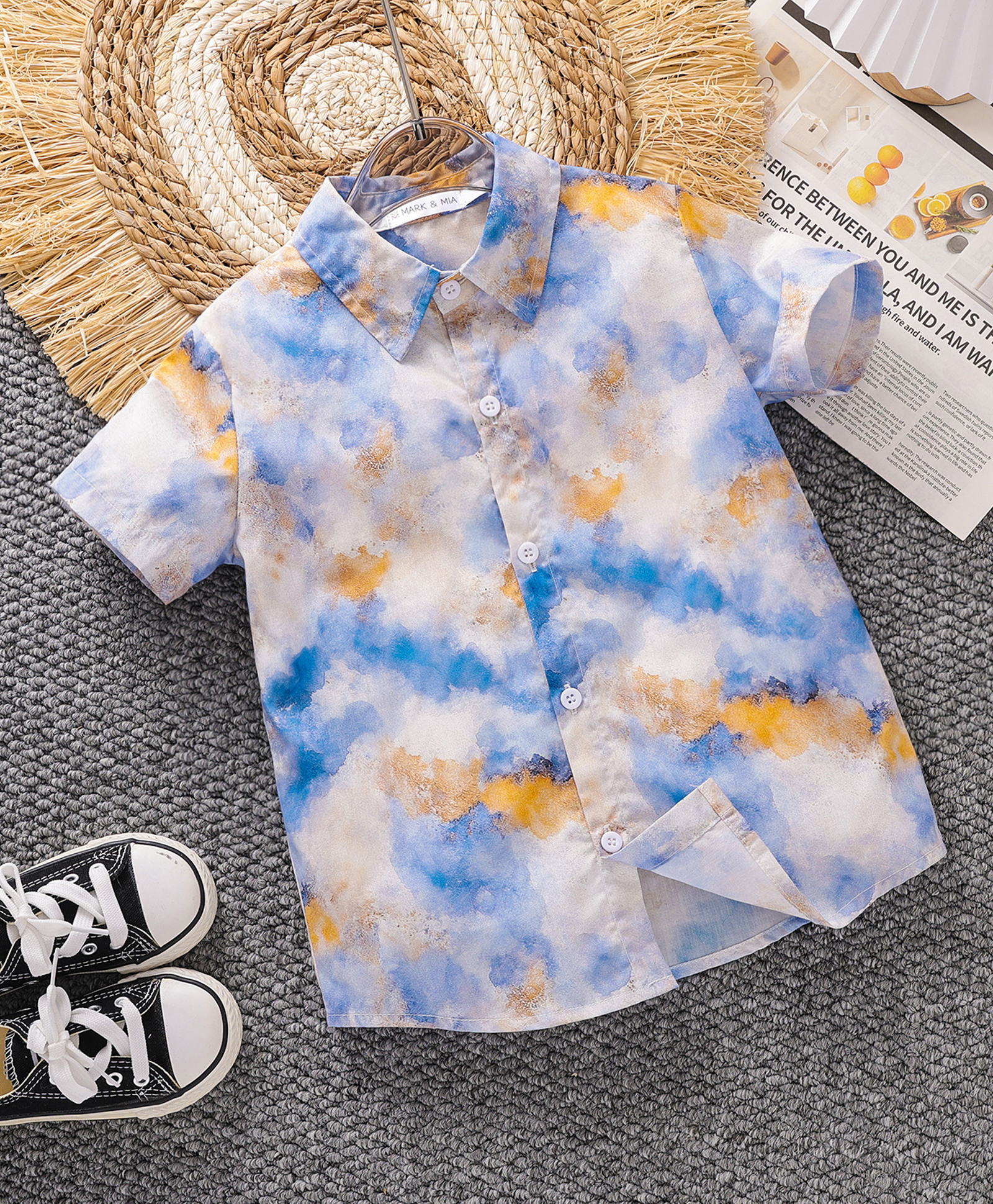 Mark & Mia Cotton Half Sleeves Printed Shirt - Multicolor-picture-20