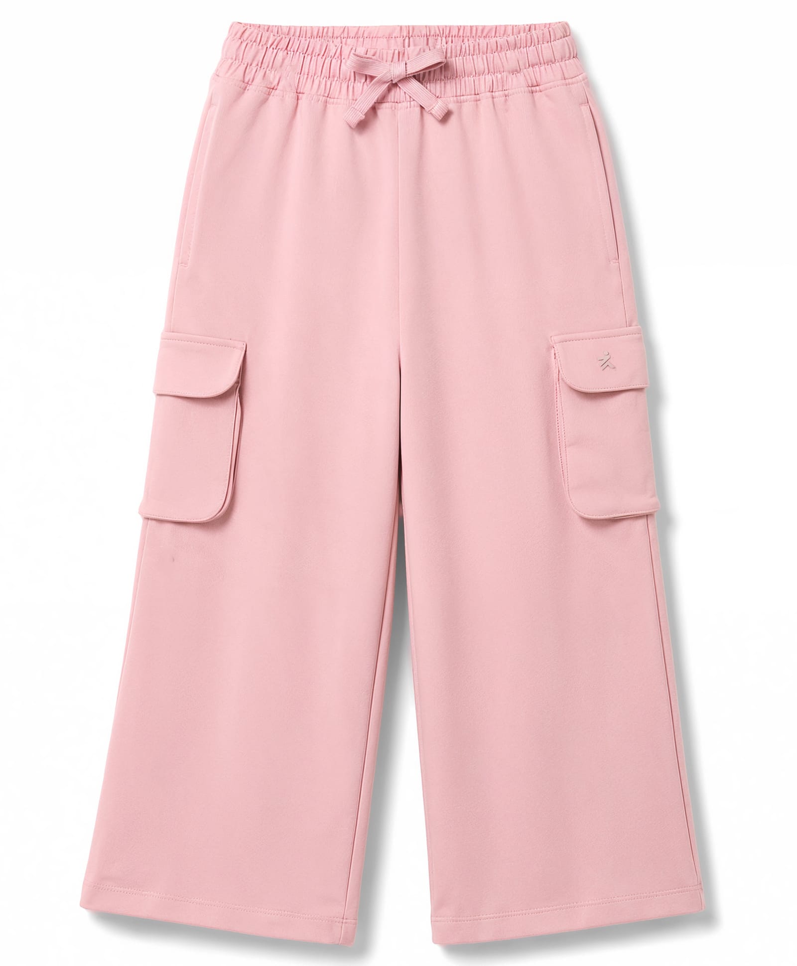 Doreme Knitted Full Length Solid Track Pants - Pink-image-48