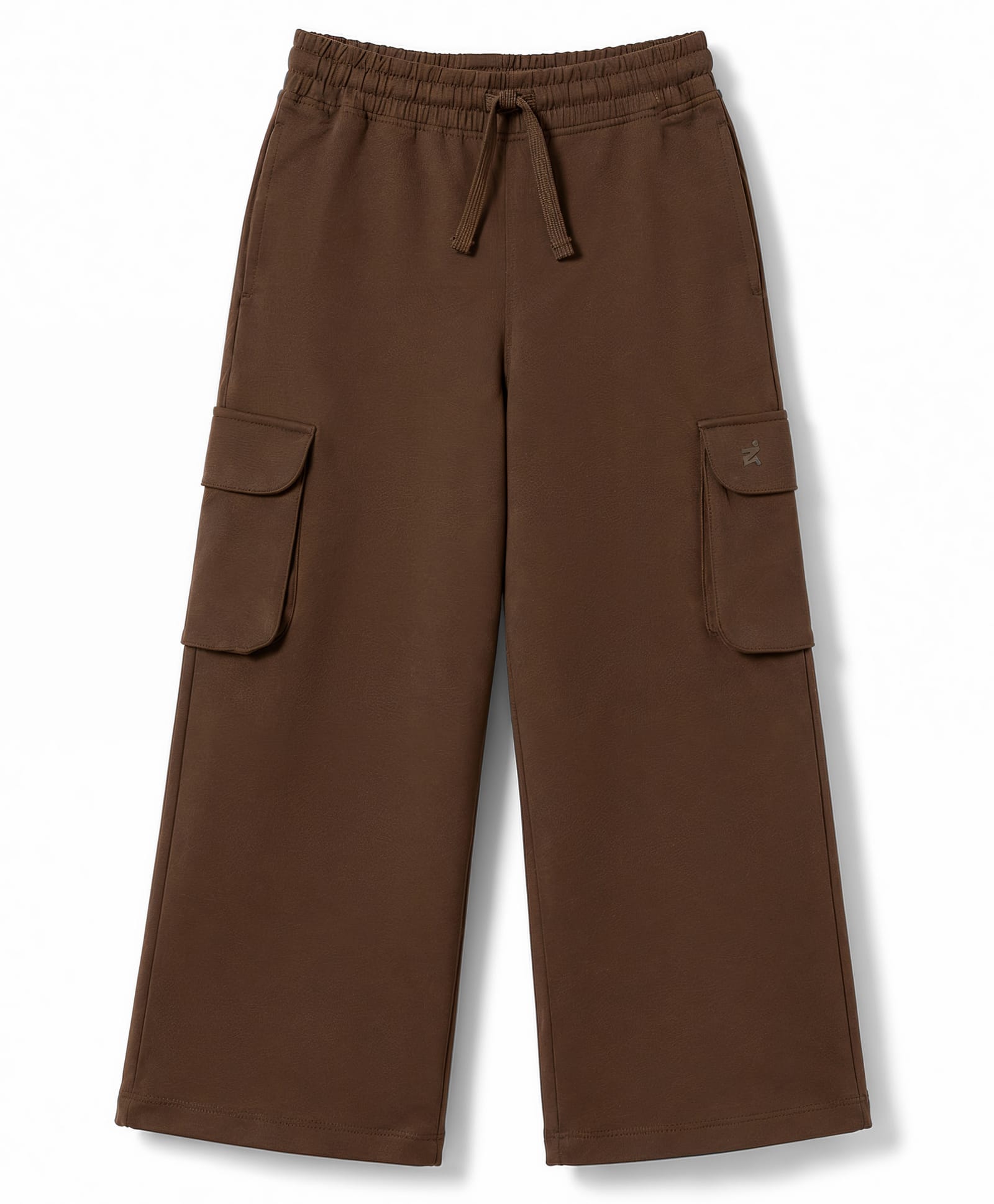Doreme Knitted Full Length Solid Track Pants - Brown-picture-26