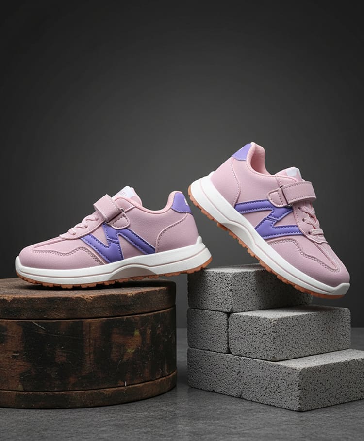 FEETWELL SHOES Colour Blocked Velcro Closure Shoes - Pink-picture-25