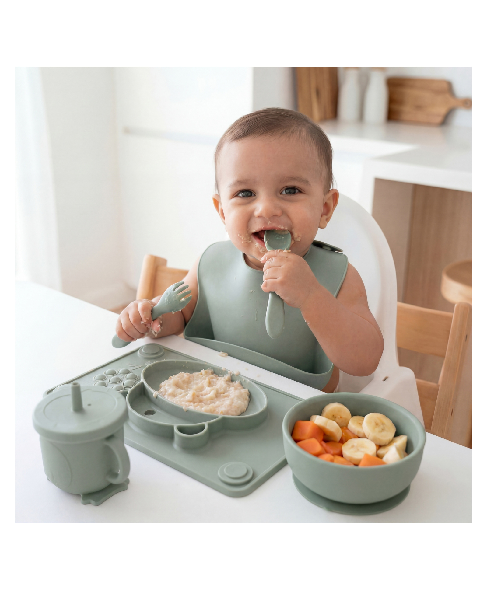Haus & Kinder Baby Hippo silicone suction fedding set of 6-picture-27