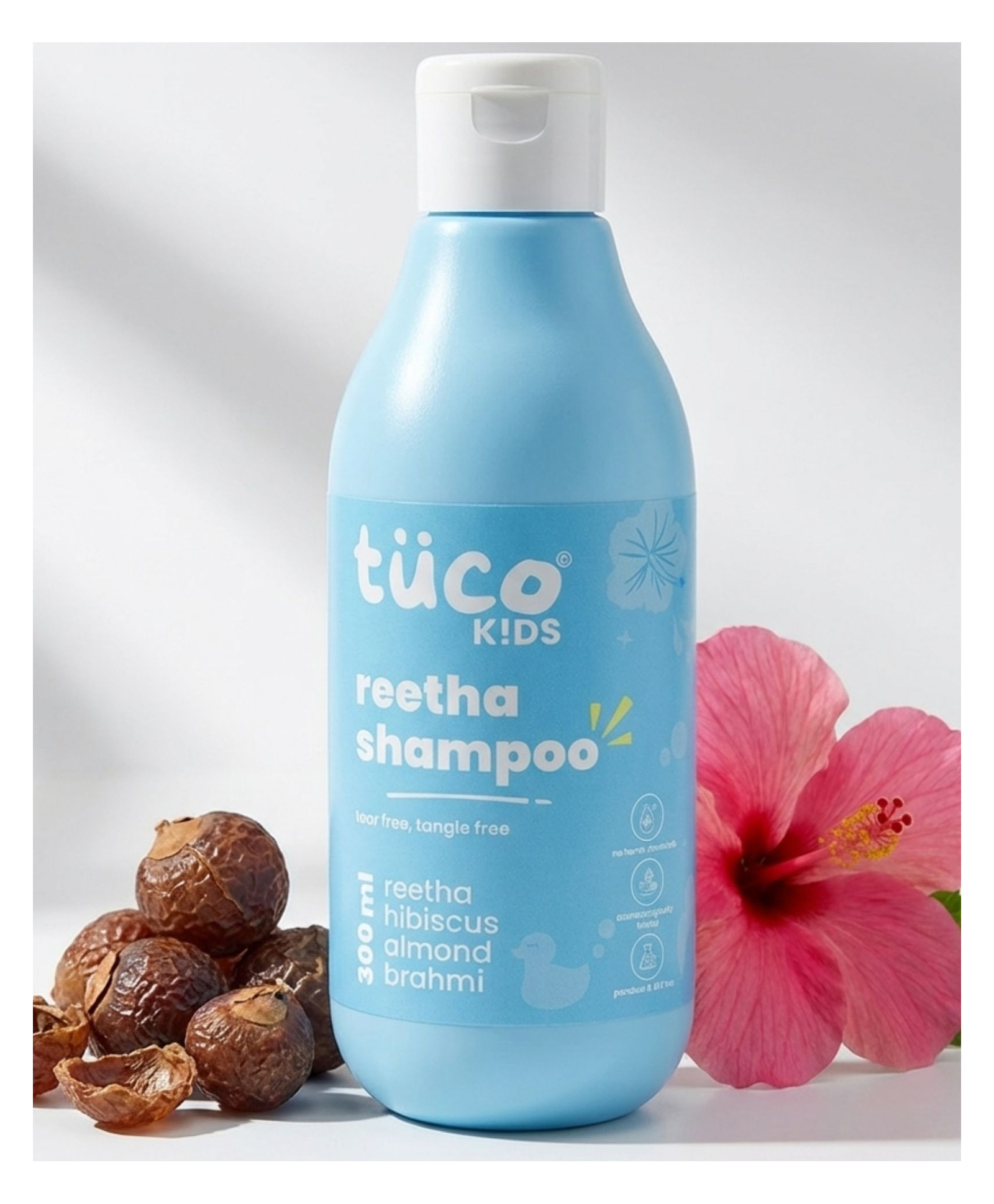 Tuco Kids Reetha Shampoo Tangled & Rough Hair Paraben, SLS & Sulphate Free Vegan TearFree - 300ml-picture-44