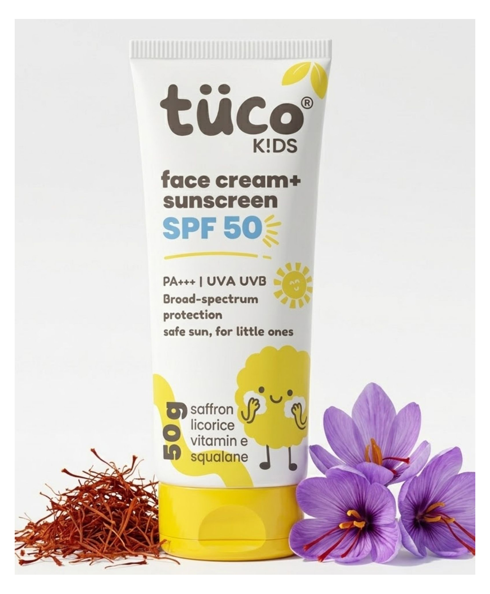 Tuco Kids Sunscreen SPF 50 With Facecream |Water Resistant | UVA/UVB PA++++ - 50 g-picture-22