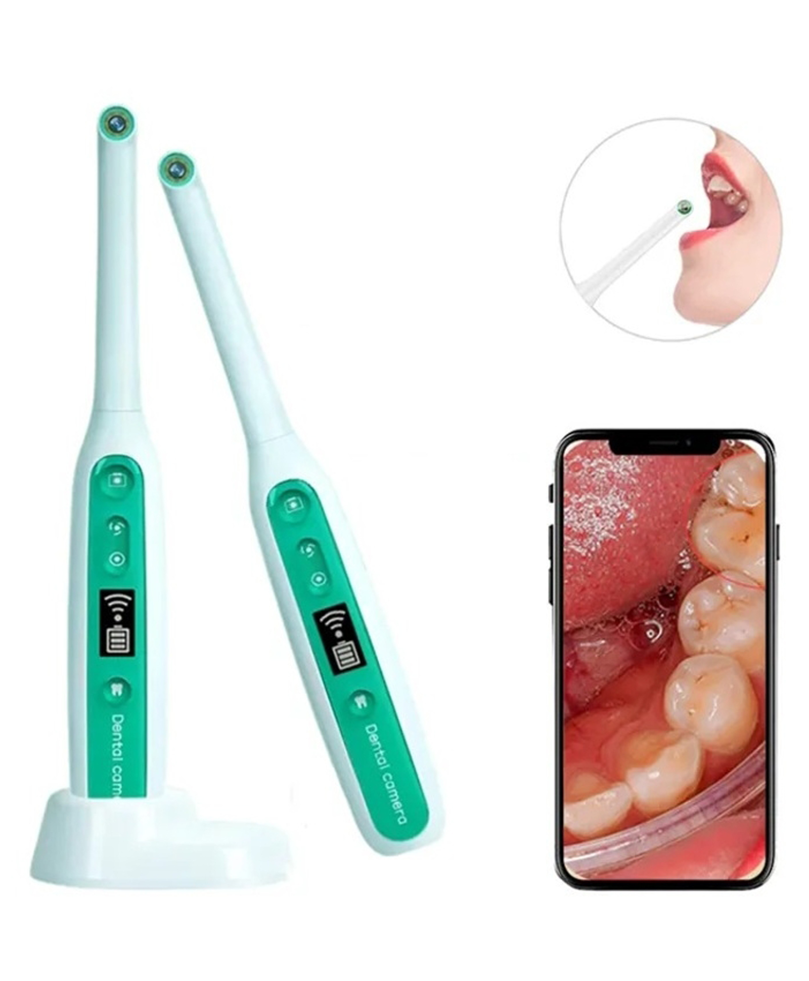 AUSHA Full HD WiFi Oral Endoscope Camera for Kids (1080p) Wireless Dental Inspection with LED Lights-picture-35