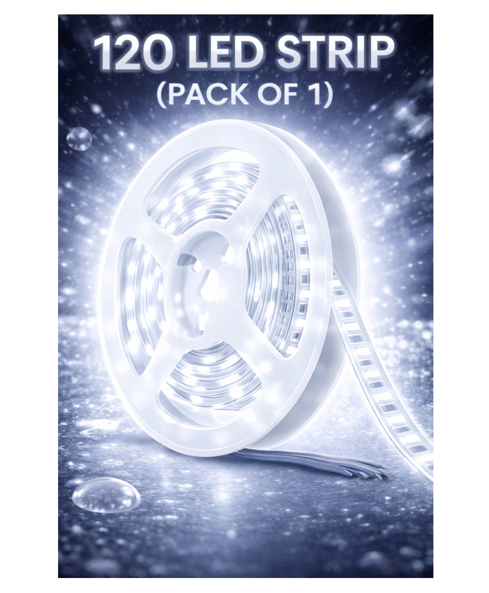 SPARK WORLD | White LED STRIP 120LED LED Decorative Light for Home & Festival Use-picture-16