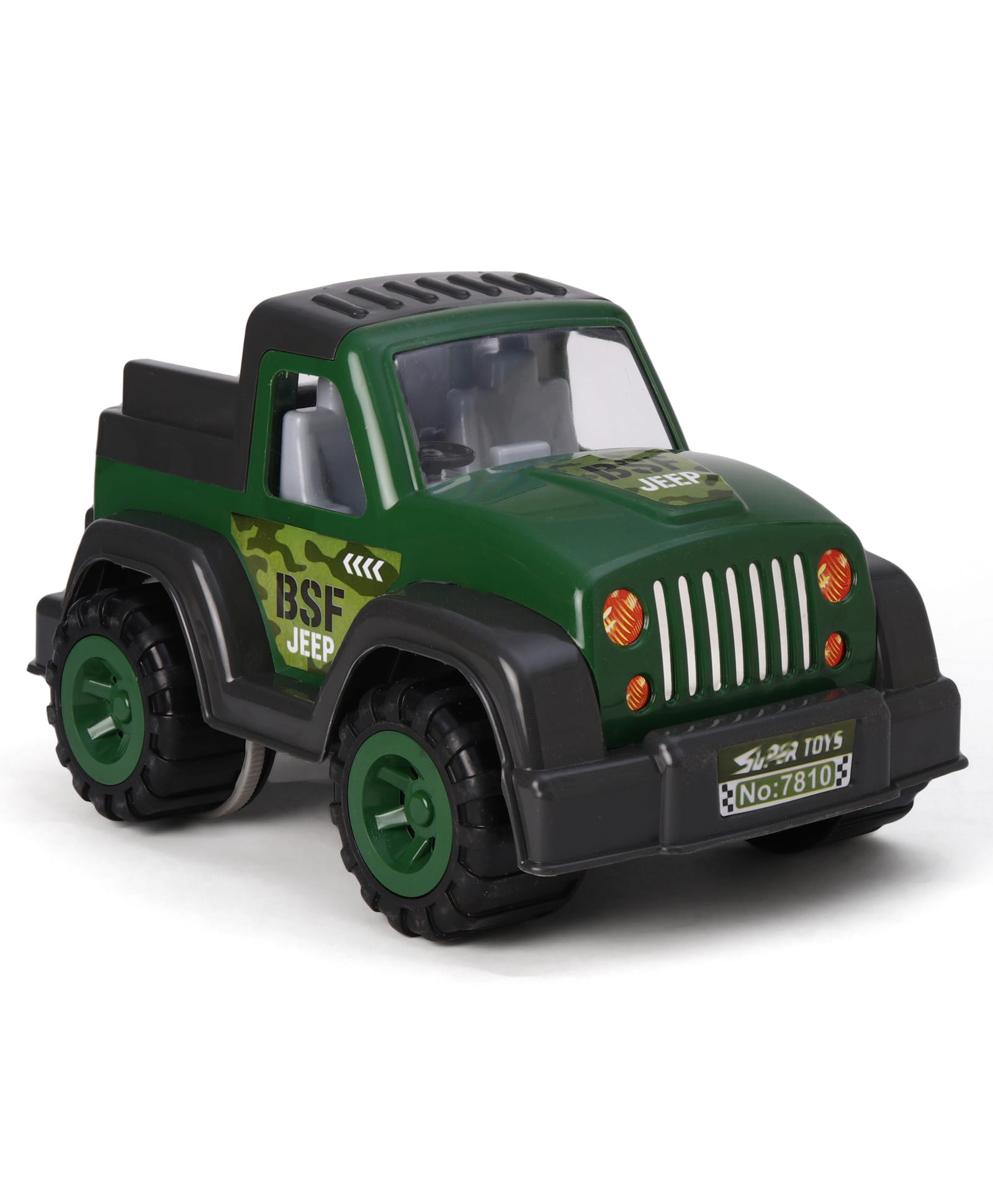United Agencies Friction Power BSF Jeep Toy - Green-picture-10