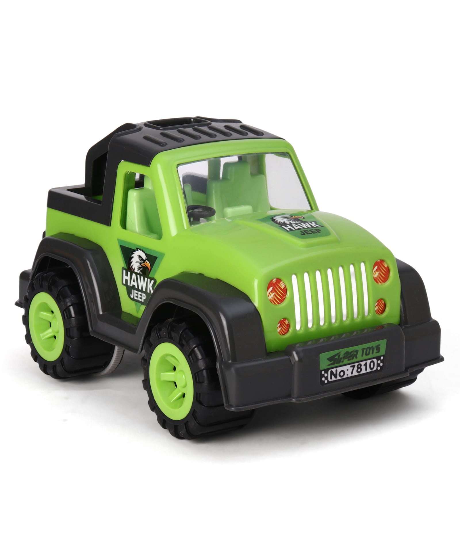 United Agencies Friction Power HAWK Jeep Toy - Green-picture-19