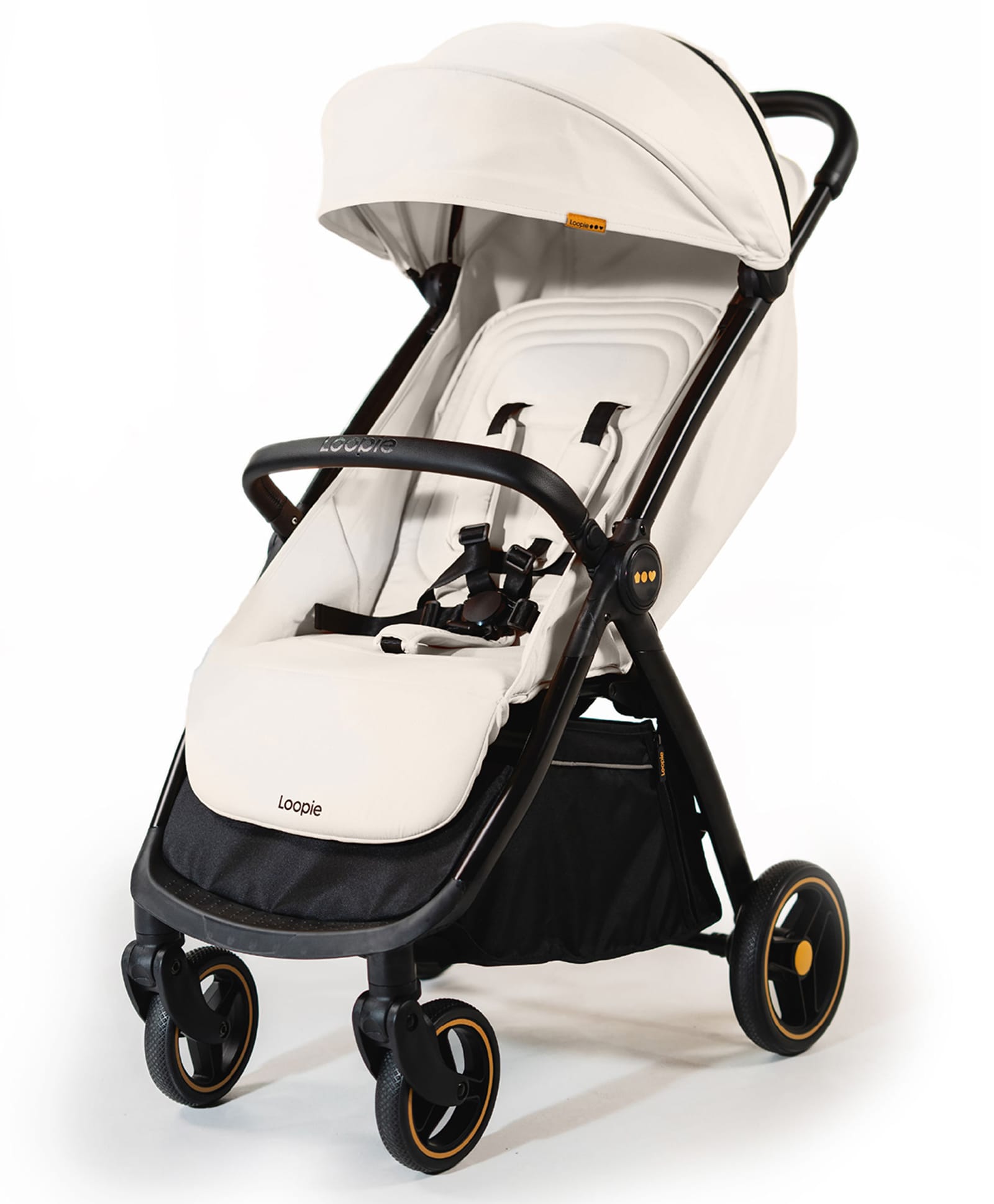 Loopie Hop Baby Stroller - Ivory Marble-picture-2