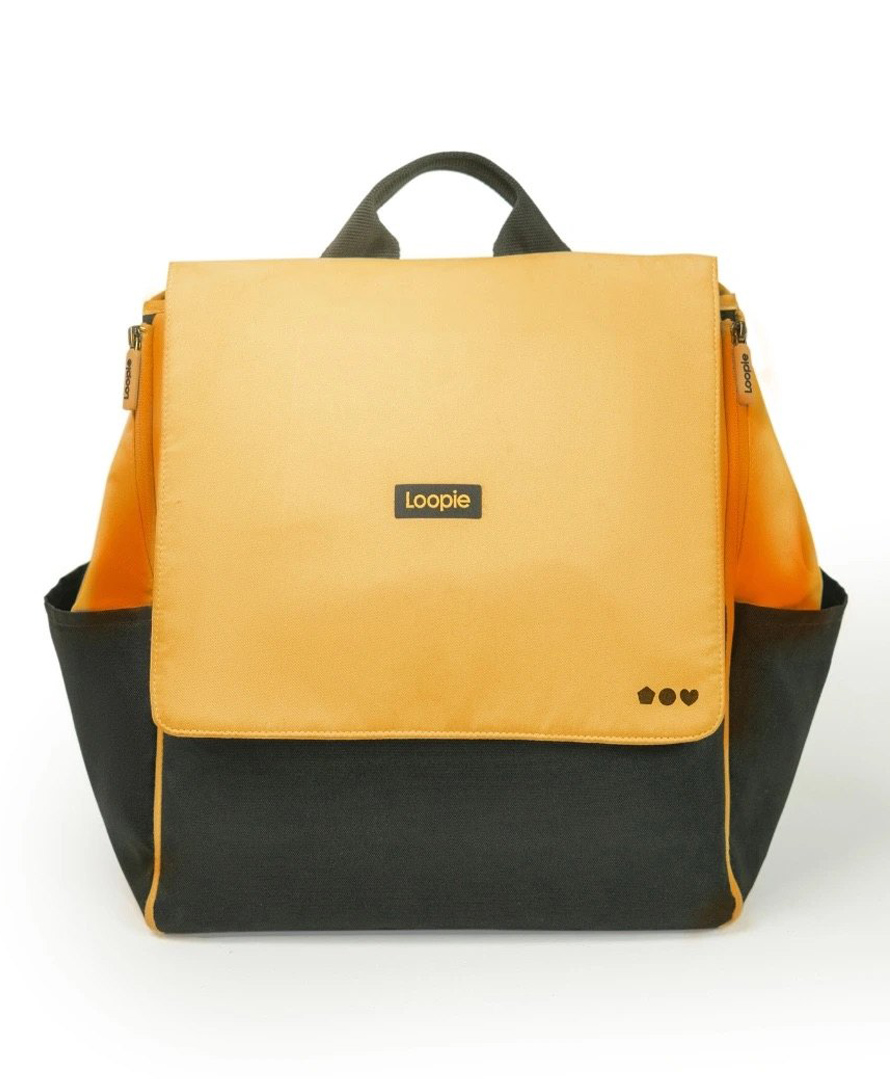 Loopie Robin Diaper Bag - Orange Sunset-image-22
