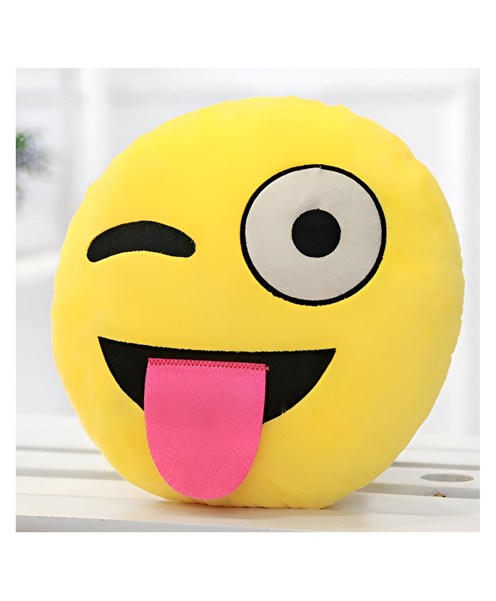 Tickles Height 33 cm Whatsapp Sofa Smiley Emoticon Stuffed Plush Toy For Kids, Home Decor-image-2
