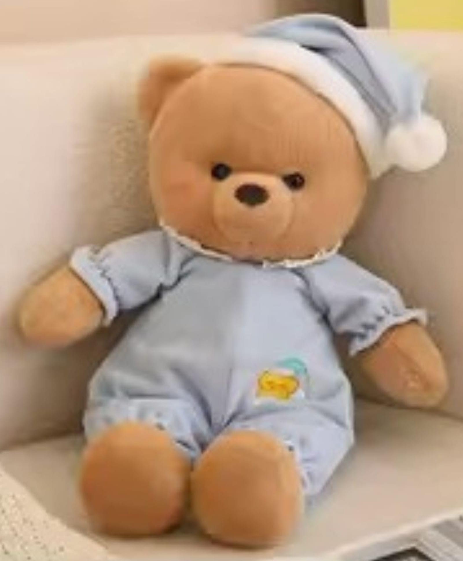 Tickles 40 cm Good Night Pajama Teddy Bear Plush Toy for Kids Boys & Girls Birthday Gift (Color: Blue)-image-9