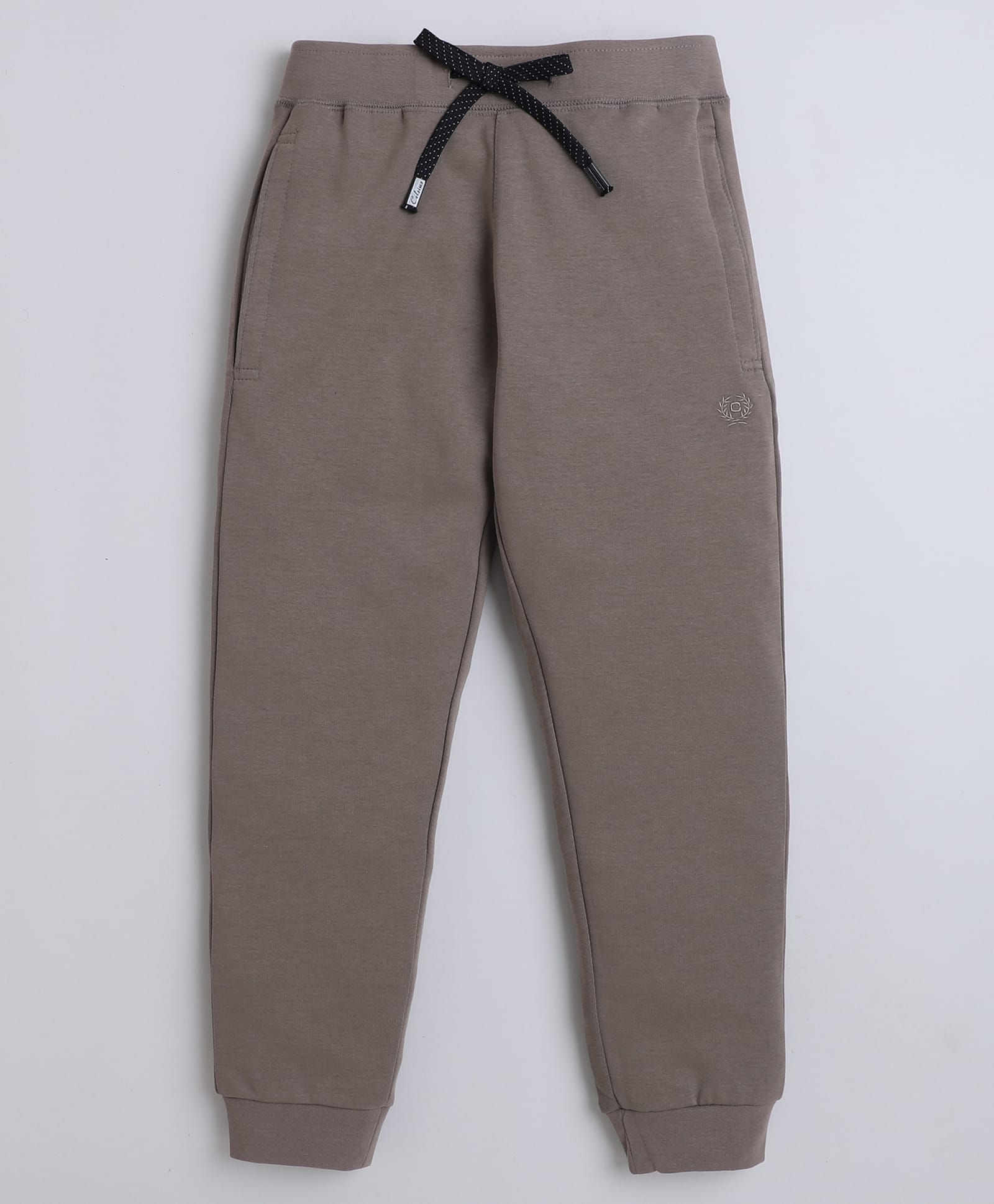 Celsius Cotton Blend Knit Solid Track Pants - Rock-image-44