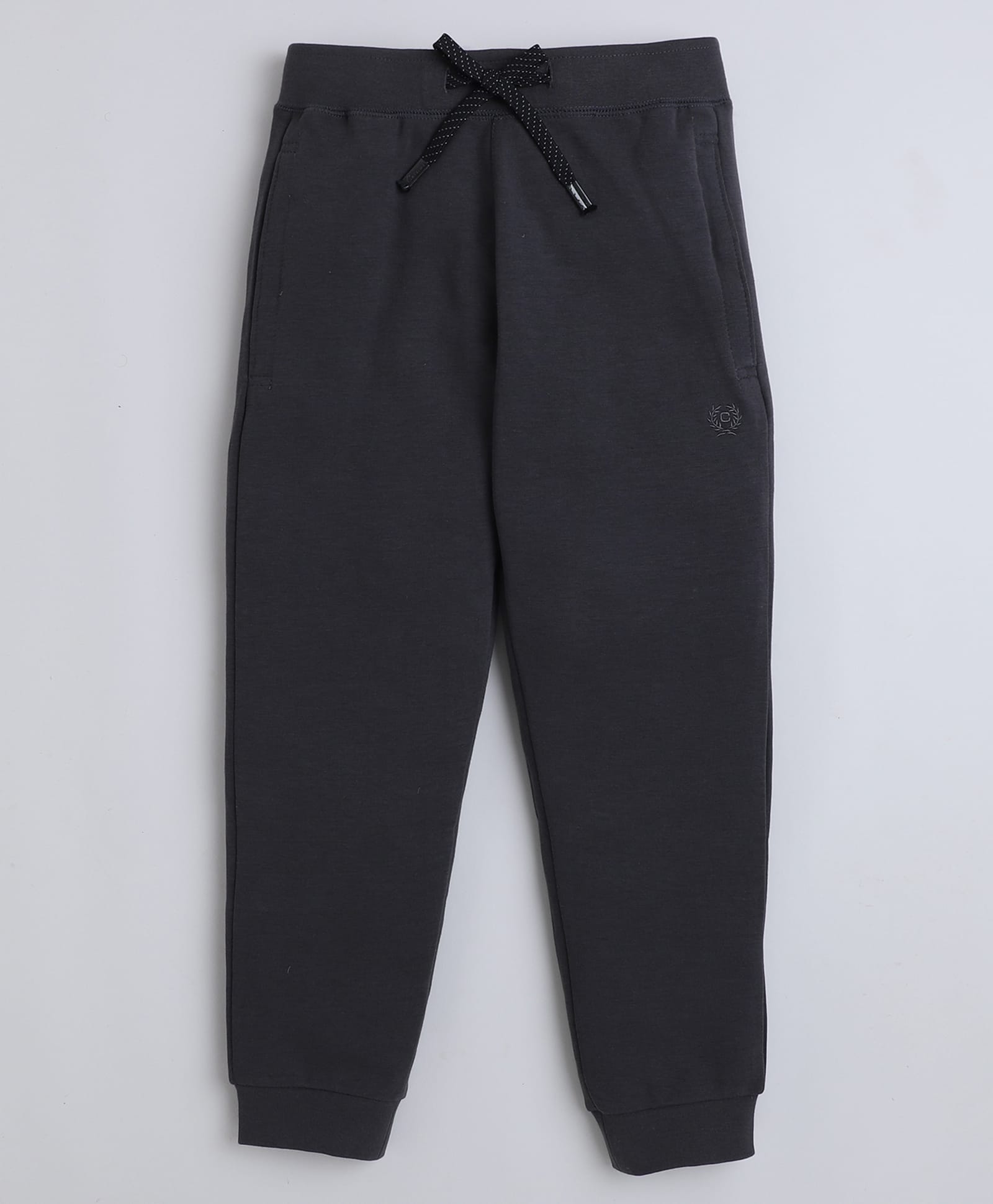 Celsius Cotton Blend Knit Solid Track Pants - Graphite-picture-11