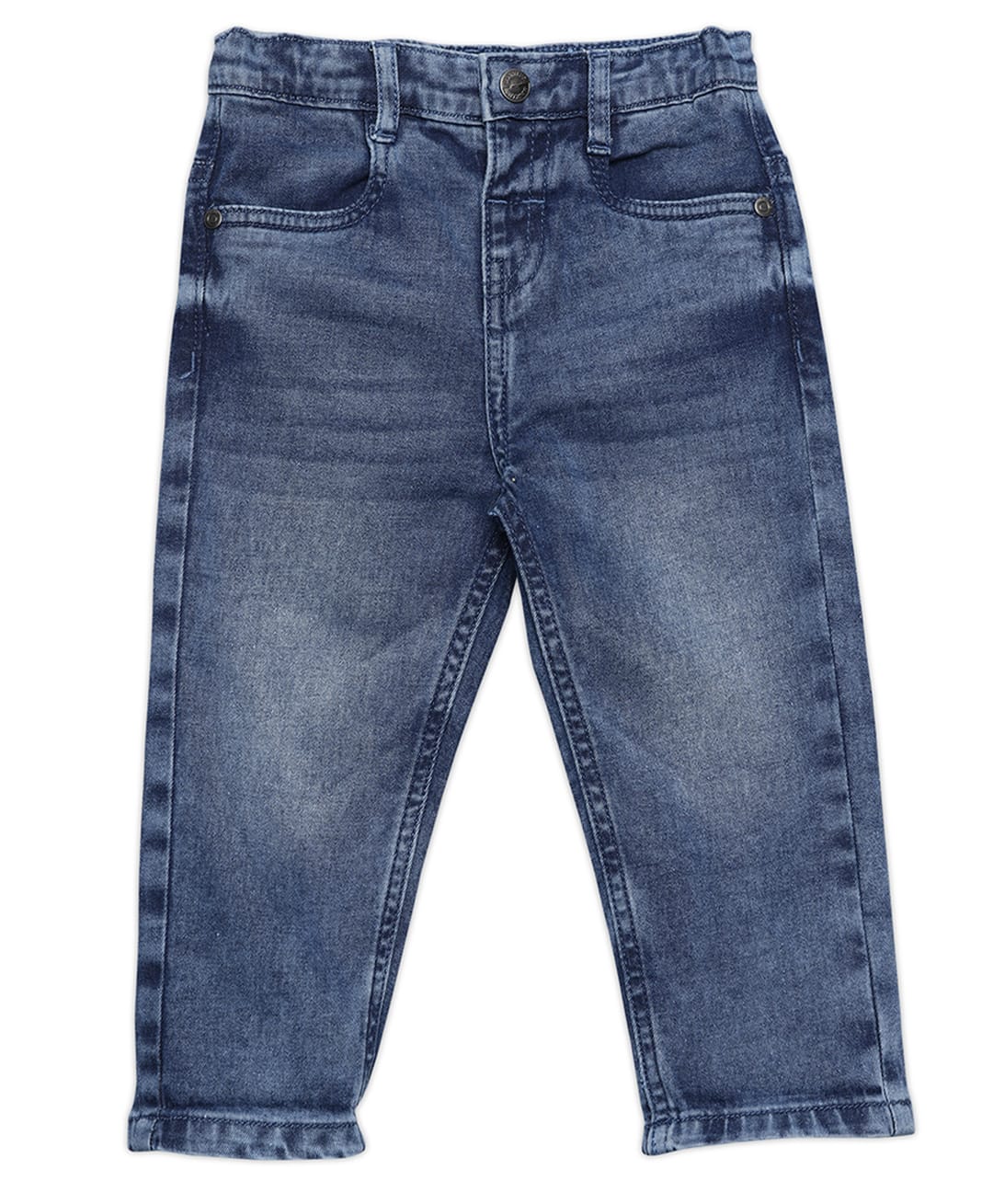 MINI KLUB Cotton Blend Woven Washed Jeans - Blue-picture-25