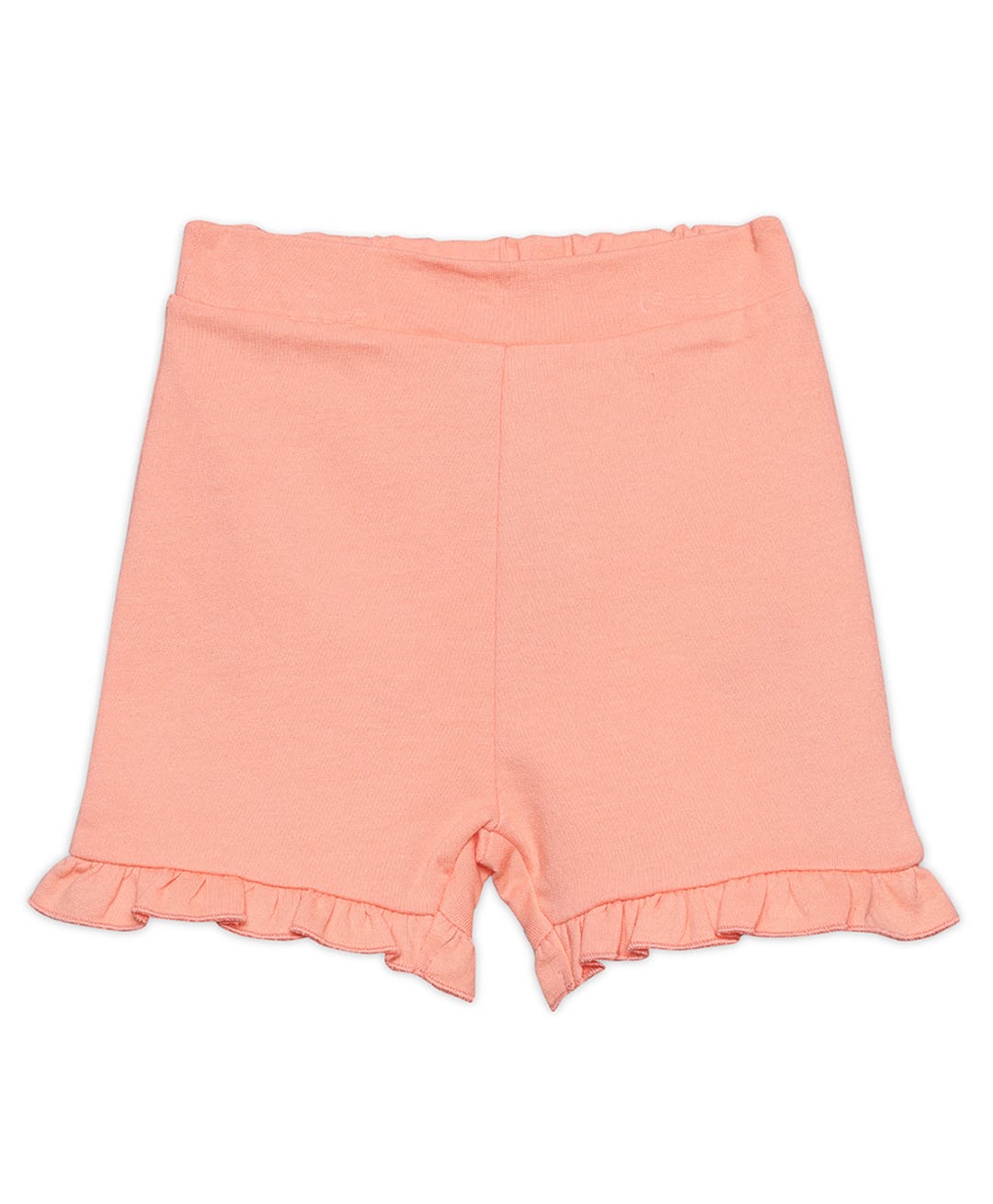 MINI KLUB Cotton Knit Frill Detailed Shorts - Peach-picture-28