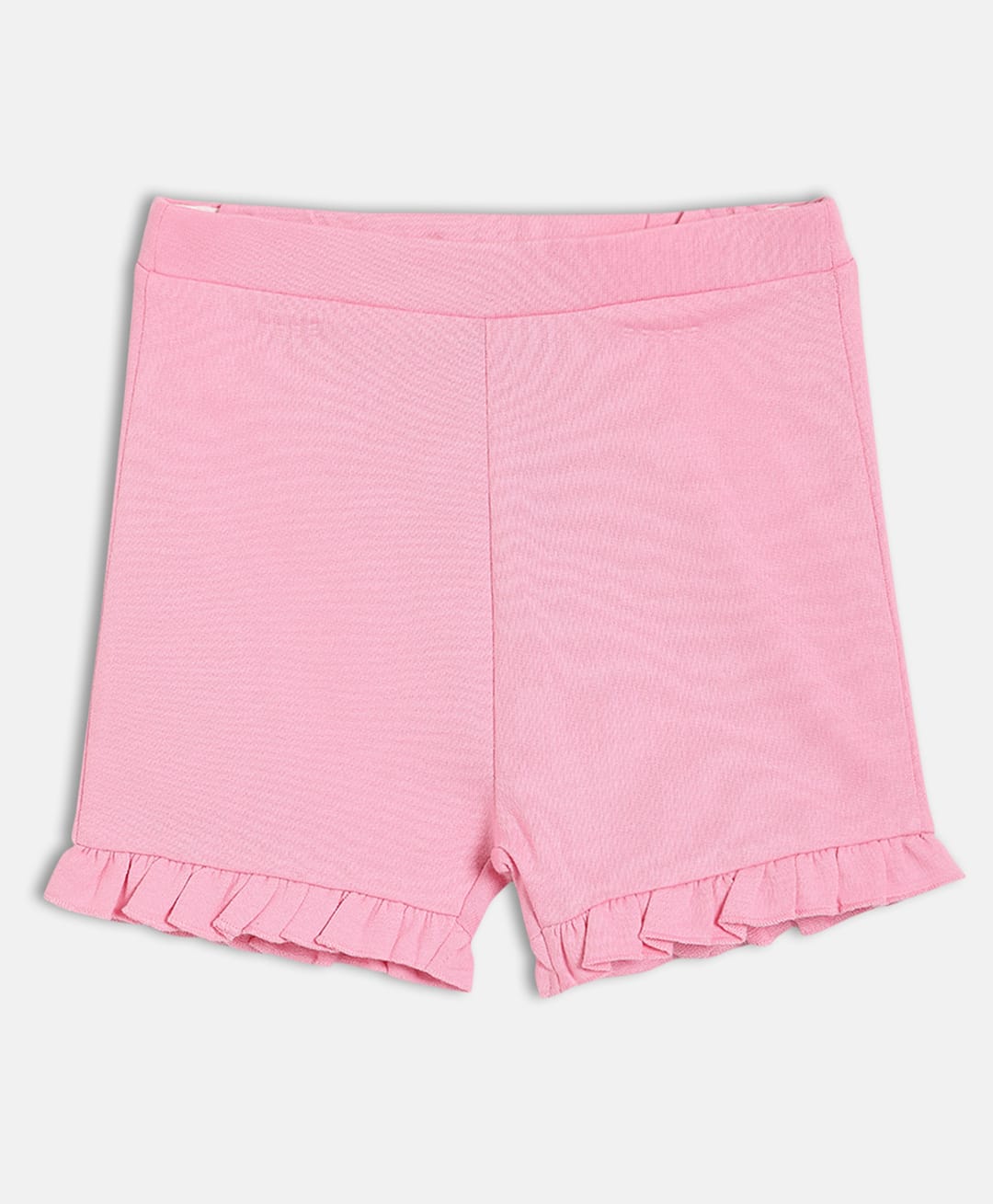 MINI KLUB Cotton Knit Frill Detailed Shorts - Pink-image-8