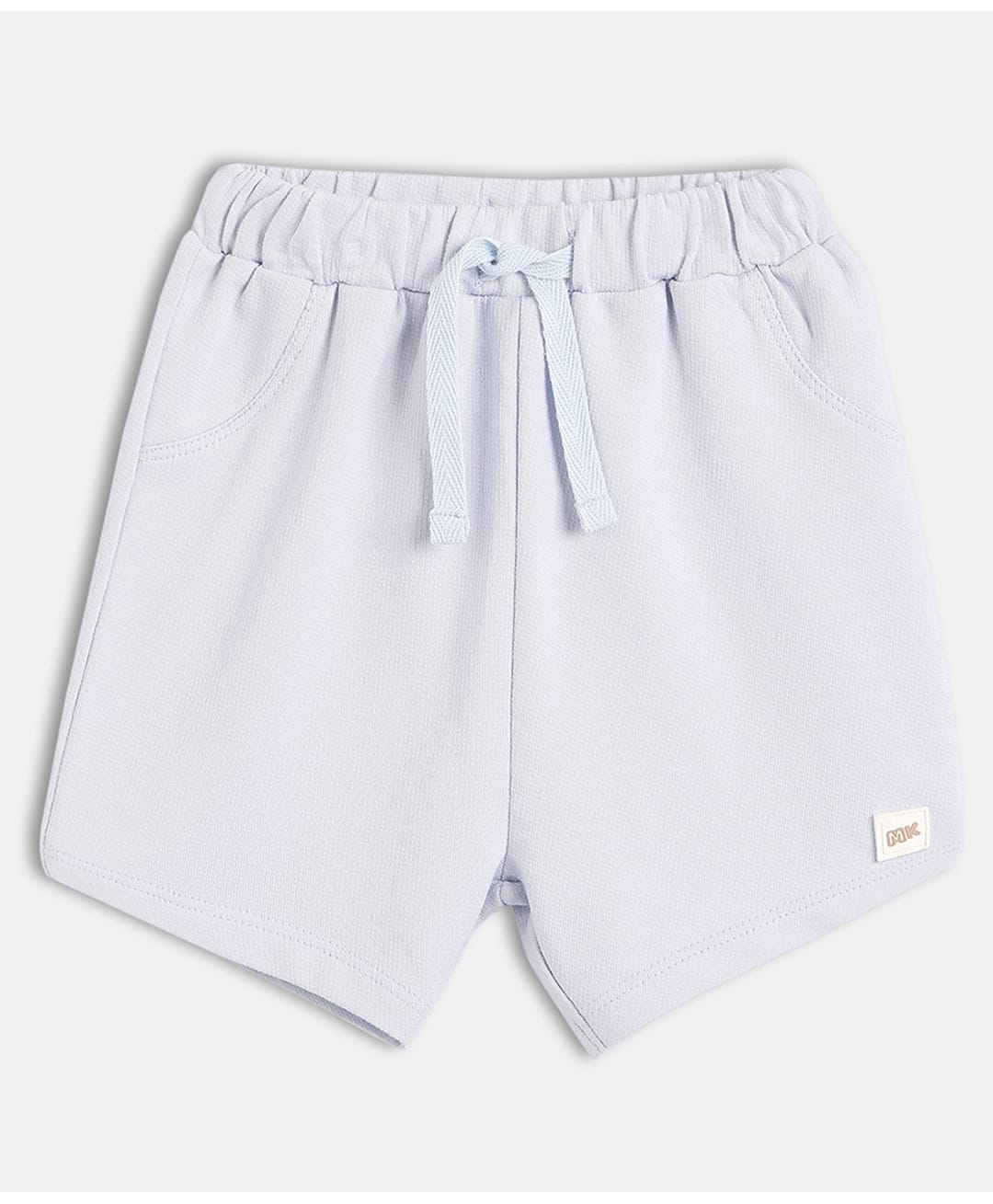 MINI KLUB Cotton Knit Brand Patch Detailed Shorts - Lavender-picture-18