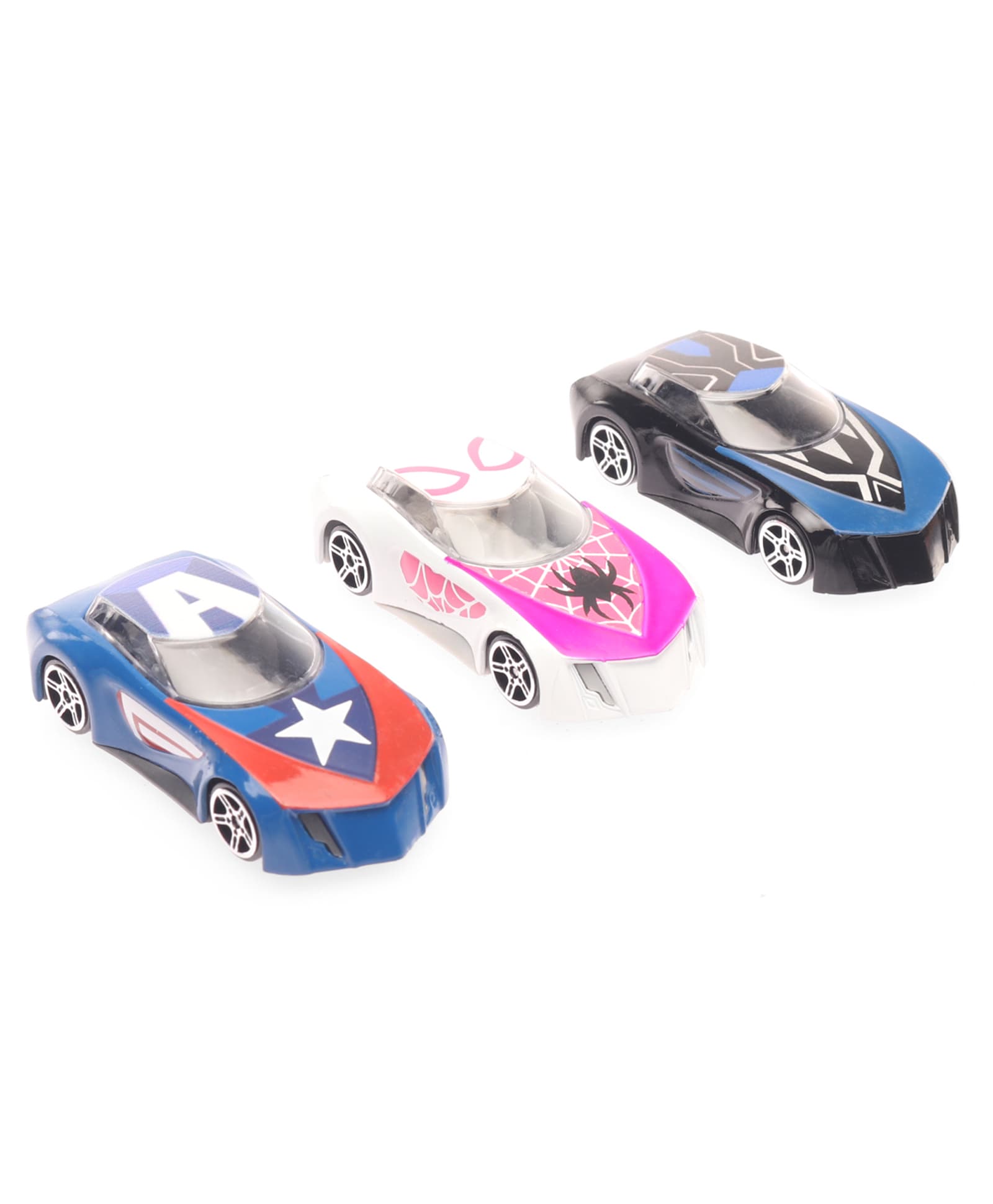 MARVEL Go Rapid Racer 3 Pack Wave 4 Die Cast Free Wheel Toy Car - Multicolor-image-19