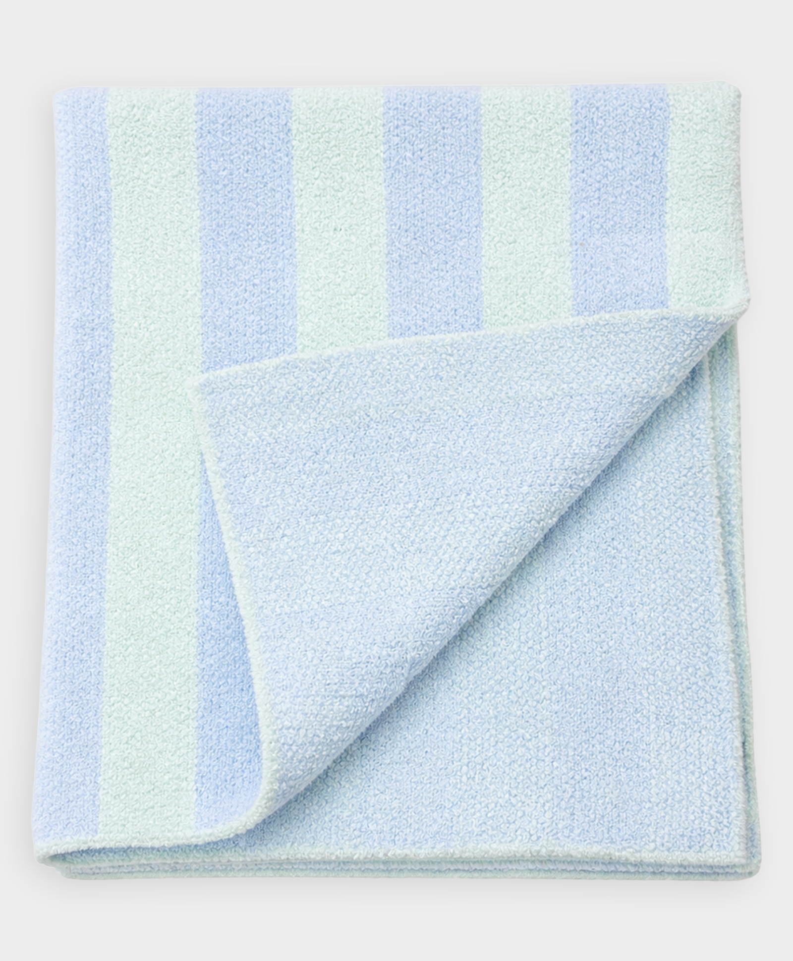 Mi Arcus Striper Premium Knitted Lightweight All Weather Blanket- Blue & Green-picture-21