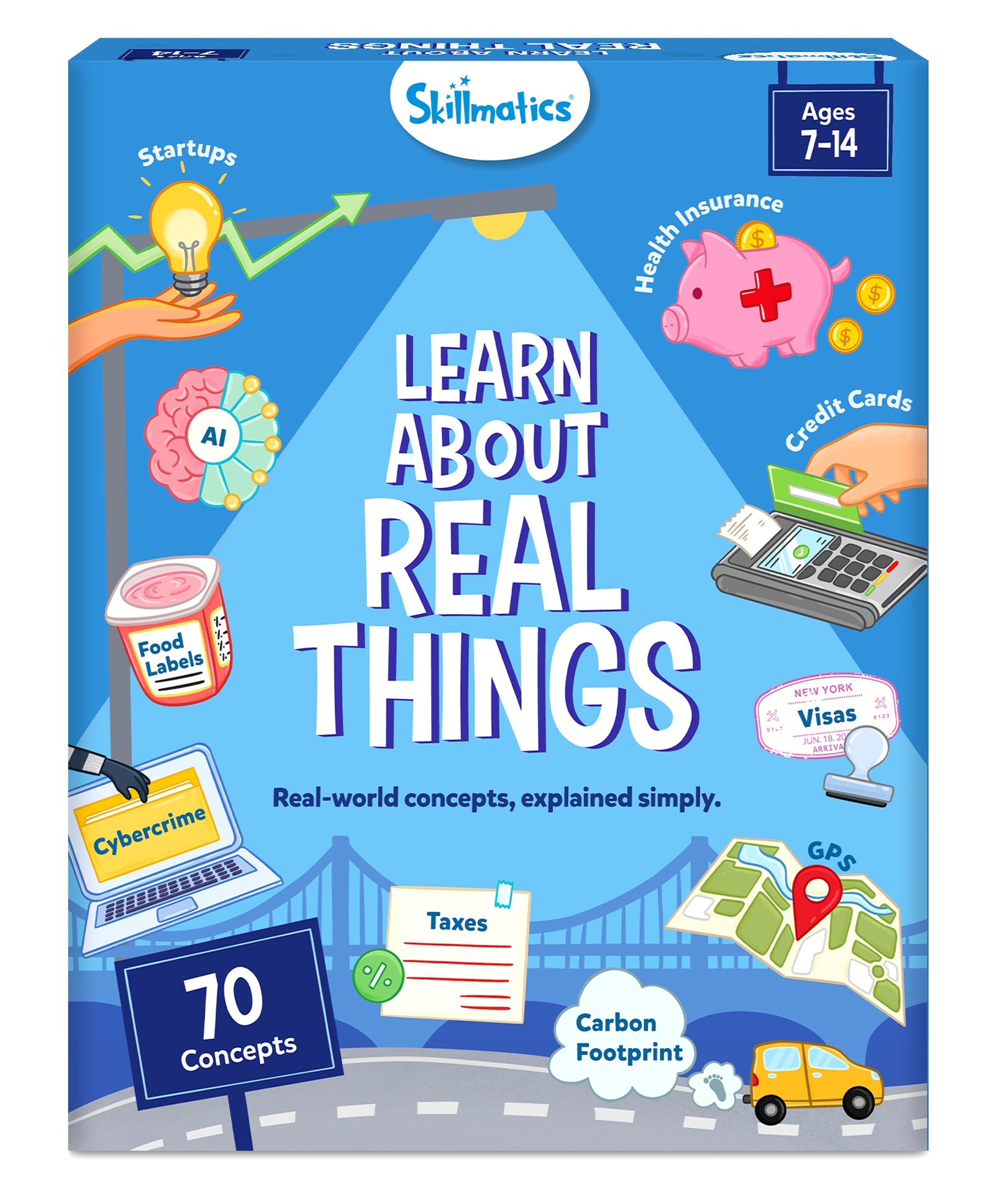 Skillmatics Learn About Real Things 70 Real-World Learning Flashcards for Kids, Essential Life Skills & Everyday Concepts, Screen-Free Educational Activity & Gift for Ages 714-image-19