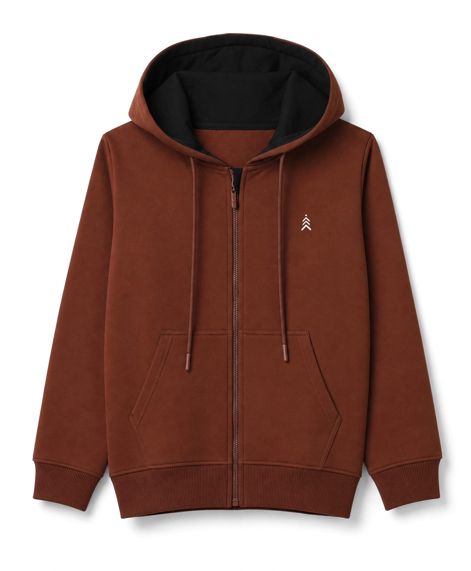 Pine Kids Cotton Knit Hoodies with Full Sleeves and Kangaroo Pockets in Brown for 4-5 Years-picture-19