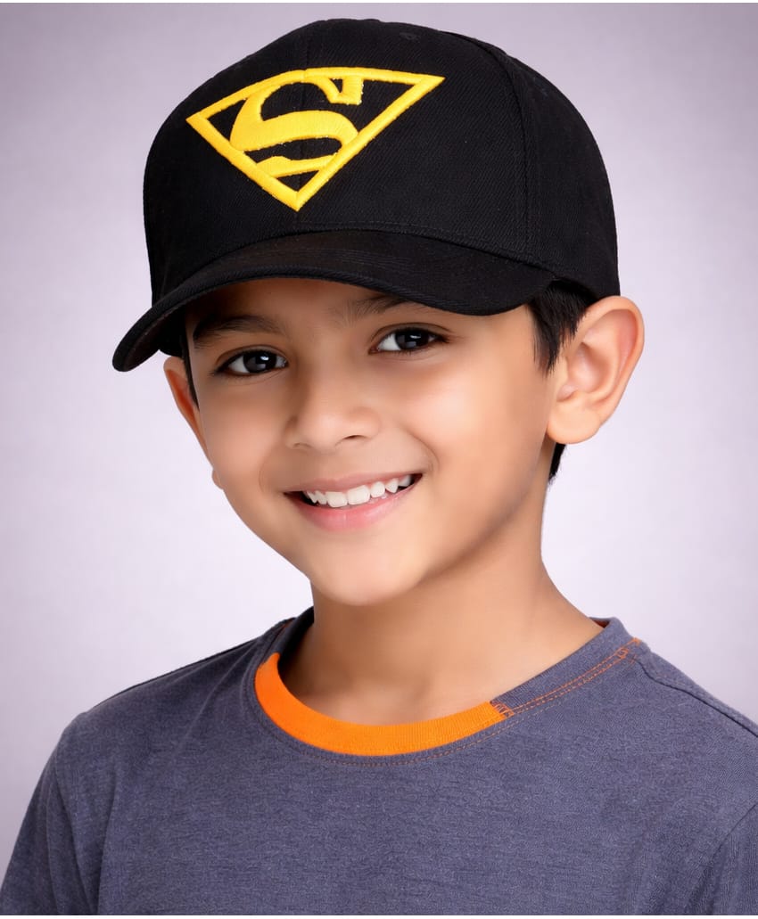 Vritraz Woven Letter S Embroidered Baseball Cap - Yellow - Circumference 52 - 56 Cm-picture-23
