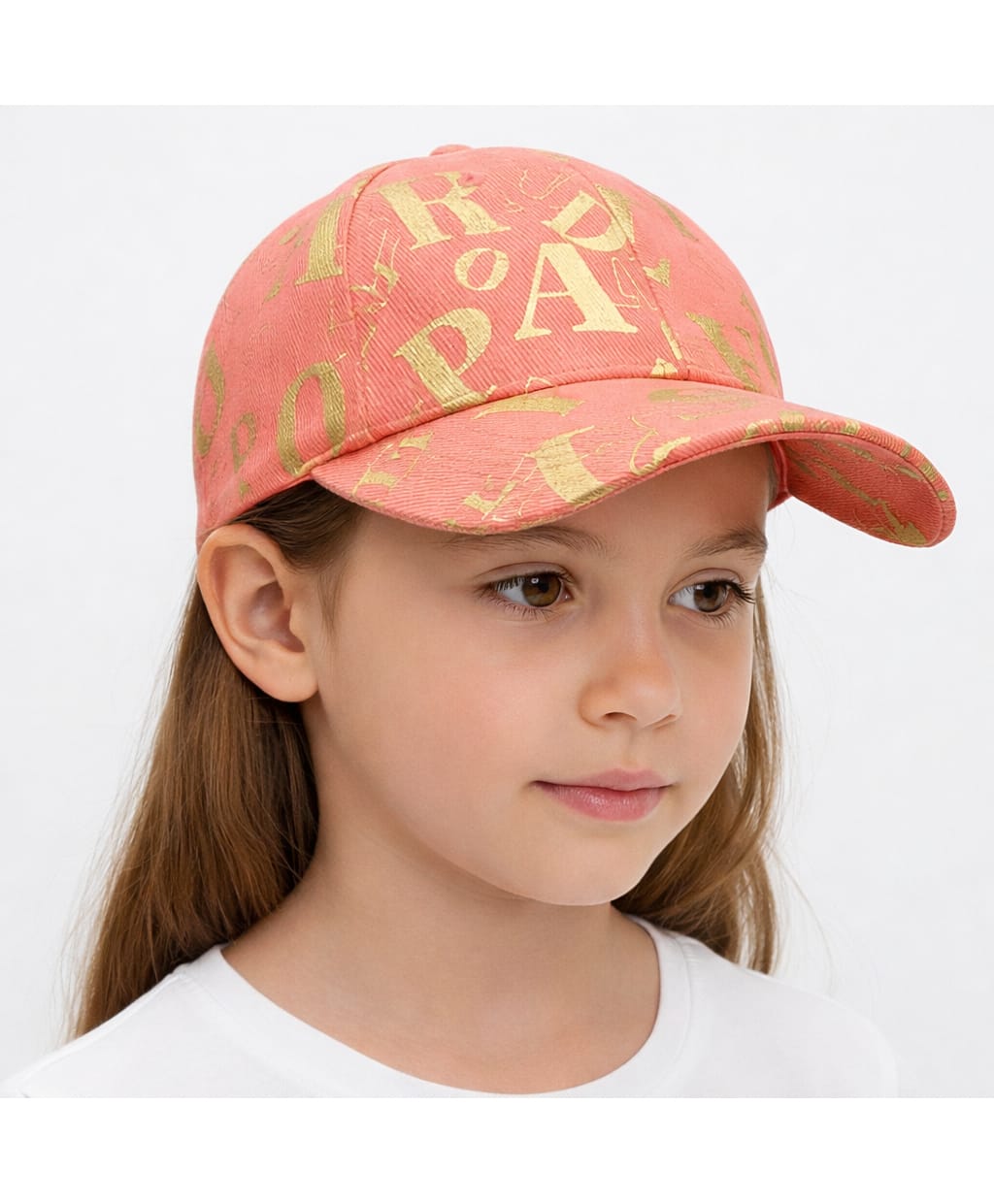 Vritraz Typography Foil Printed Baseball Cap - Orange - Circumference - 52 - 56 Cms-image-41