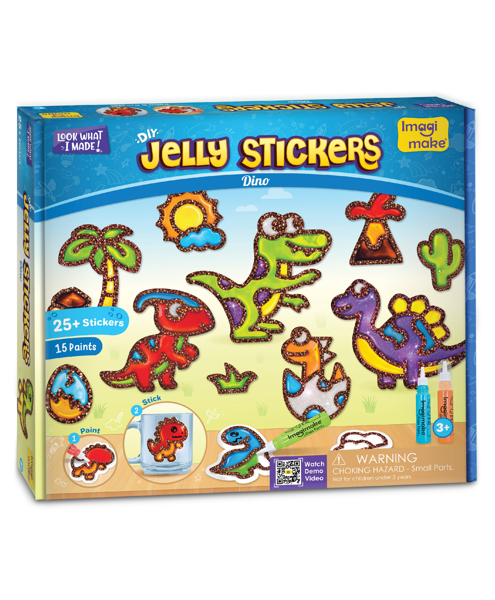 Imagimake Jelly Stickers Dino - Multicolor-picture-20
