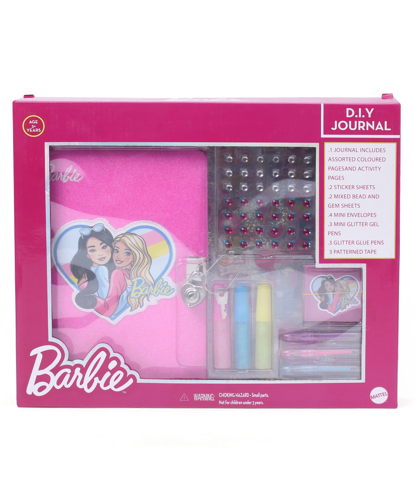 Barbie Stationery Set Journal Kit with Activity Pages, Stickers & Craft Accessories - Multicolor-image-38