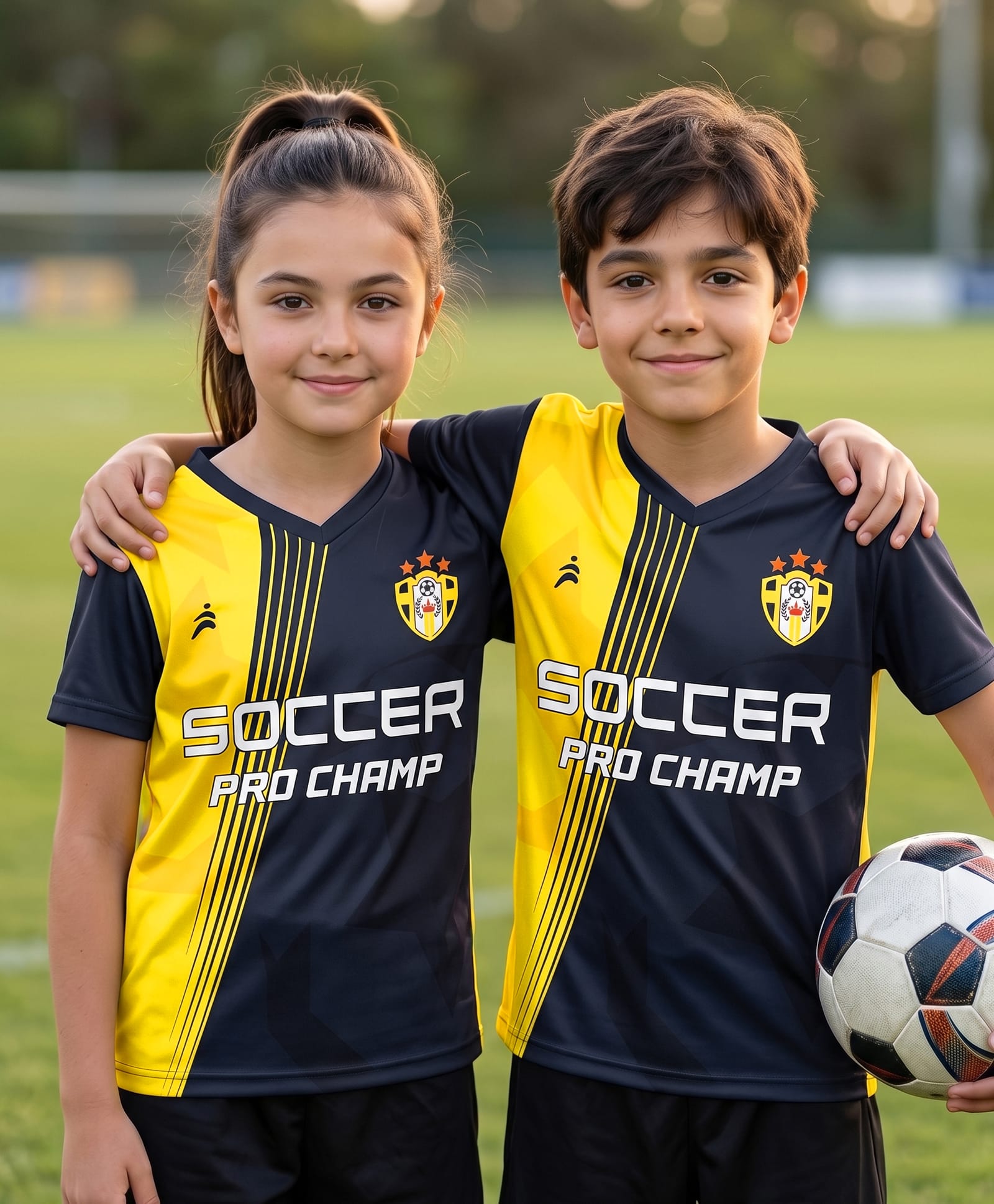 Pine Active Knit Half Sleeves Soccer Theme Printed T-Shirt - Yellow-image-30
