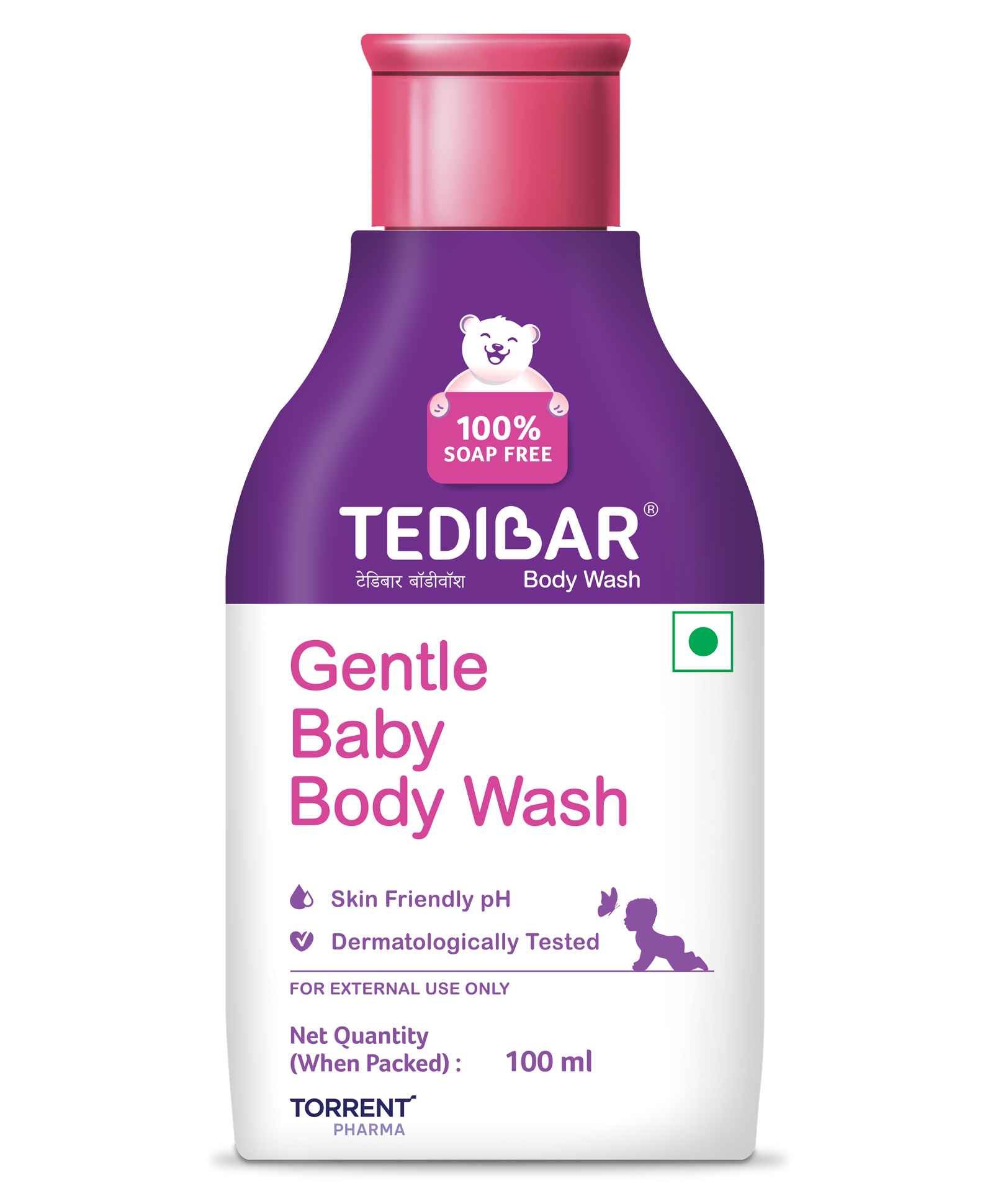 Torrent Pharma Tedibar Body Wash| 100% Soap Free|Skin Friendly PH - 100 ml-image-20