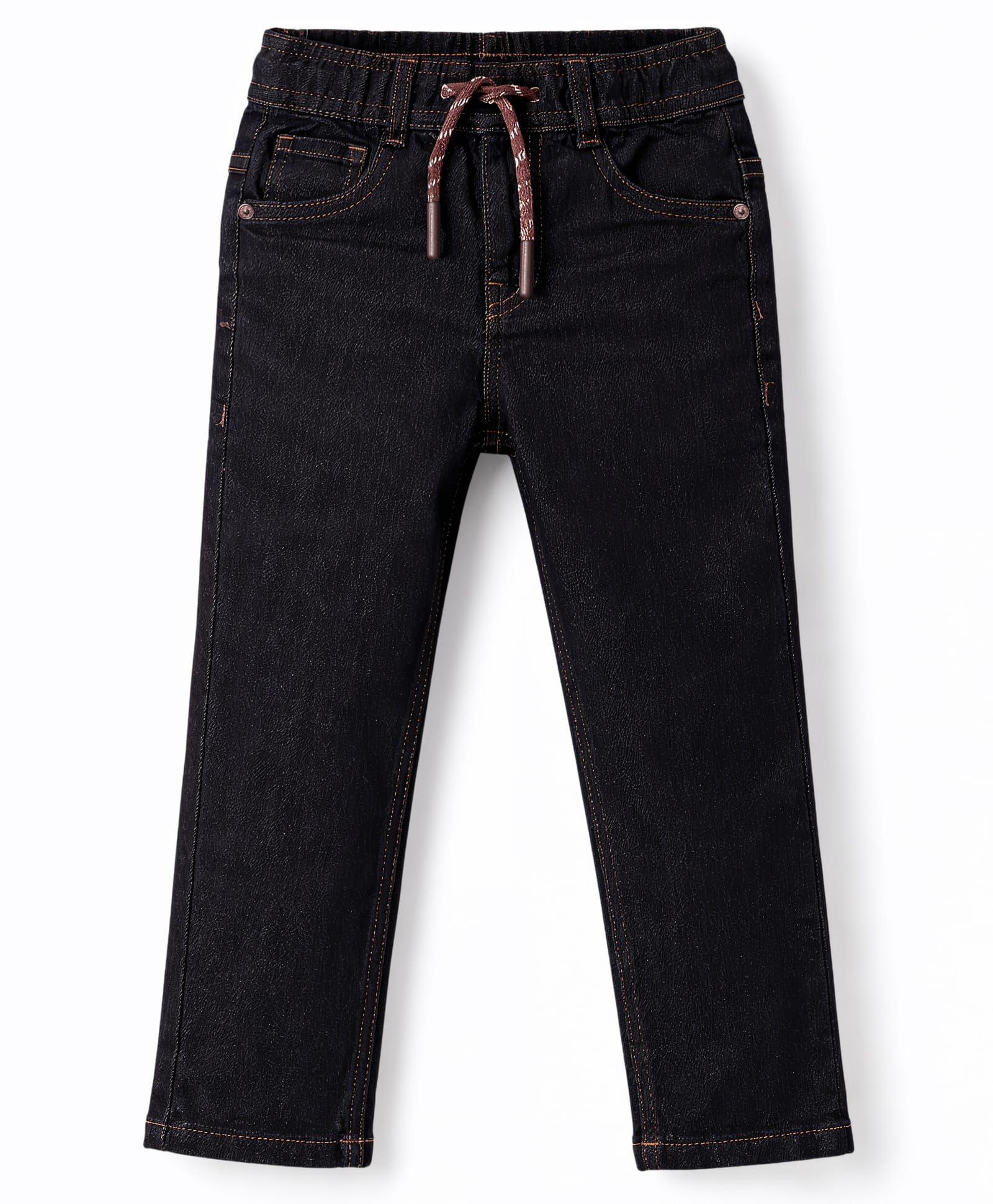 Ruff Denim Full Length Washed Jeans - Navy Blue-picture-39