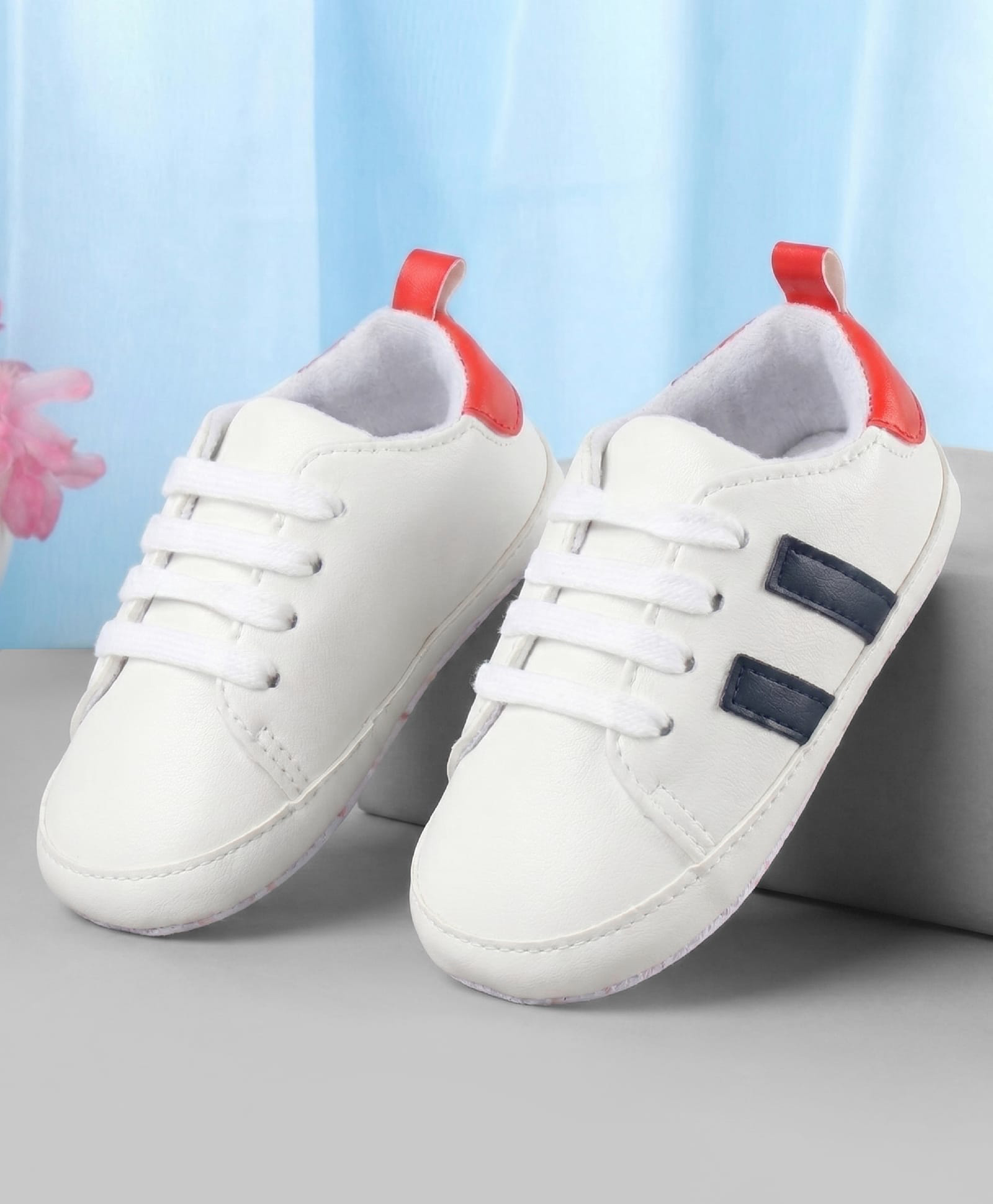 Cute Walk by Babyhug Lace Up Closure Booties - White-picture-15