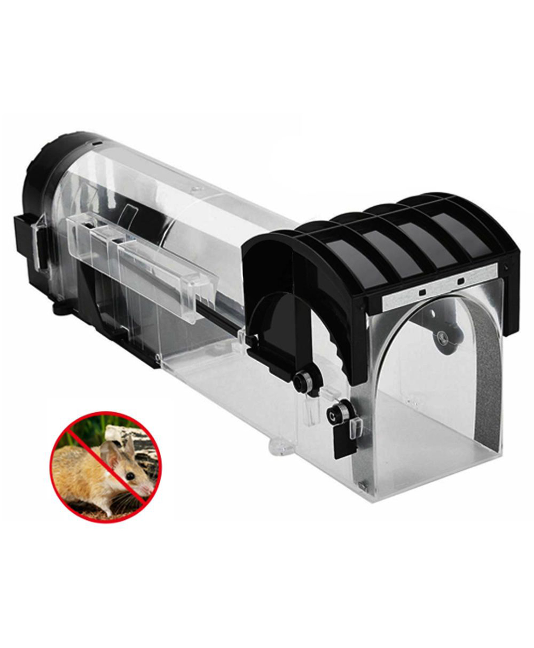 ADKD Humane Mouse Trap Cage Reusable Rat Catcher Box | No Kill Rodent Trap | Safe Live Capture Pest Control Device for Home Kitchen Office-image-4