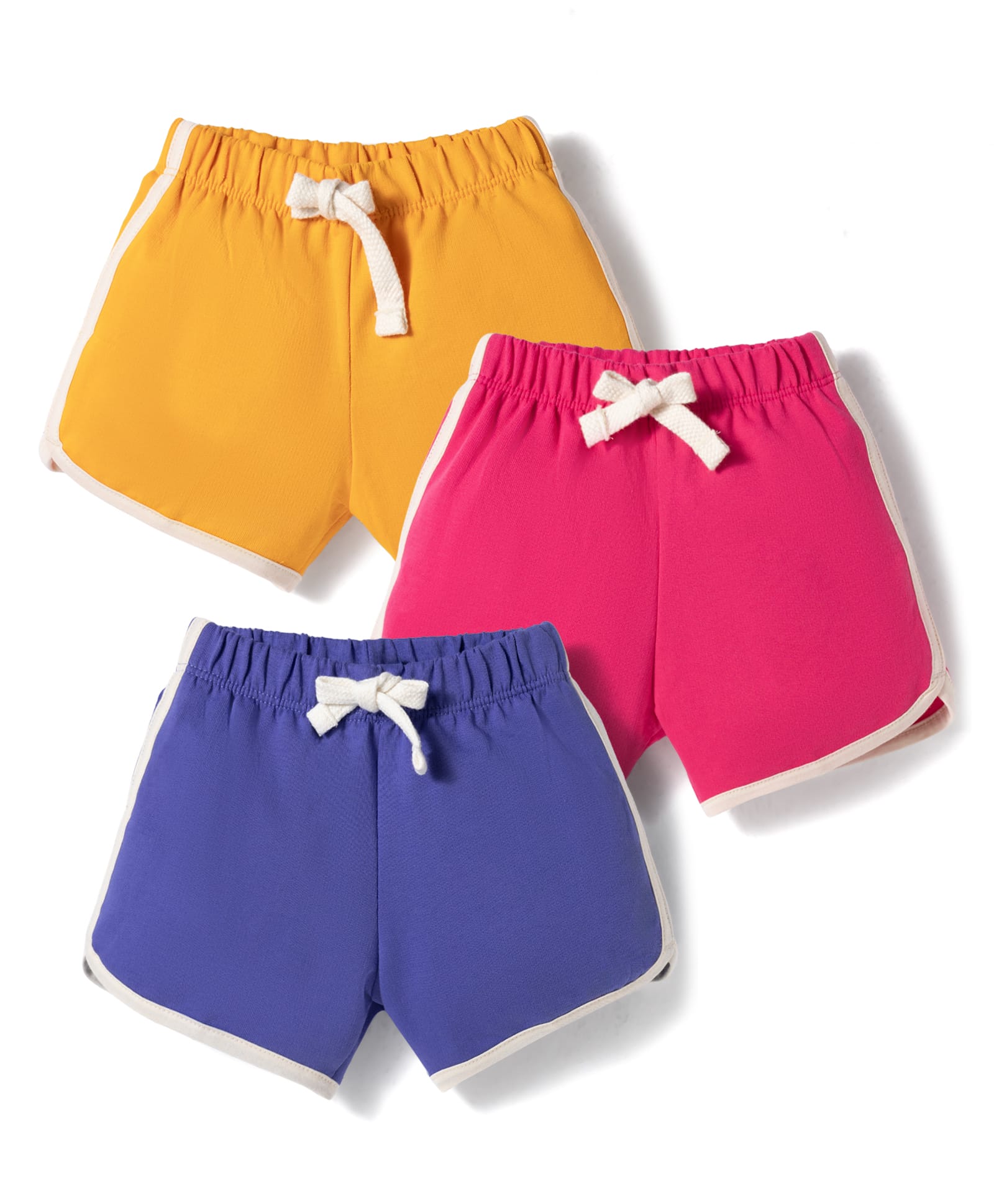 Zero Sinker Knit Above Knee Length Solid Shorts Pack of 3 - Multicolor-picture-25