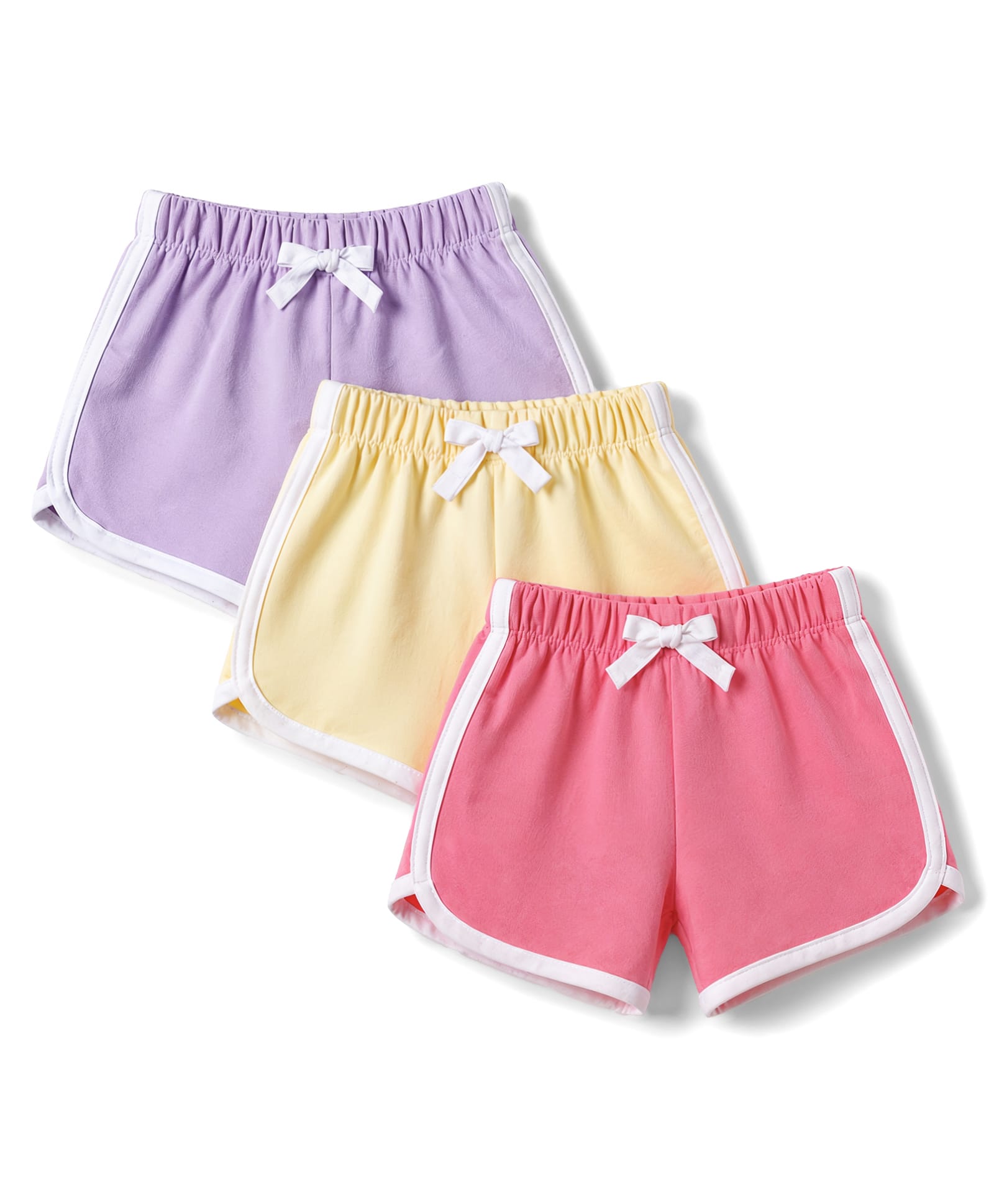 Zero Sinker Knit Above Knee Length Solid Shorts Pack of 3 - Multicolor-picture-28