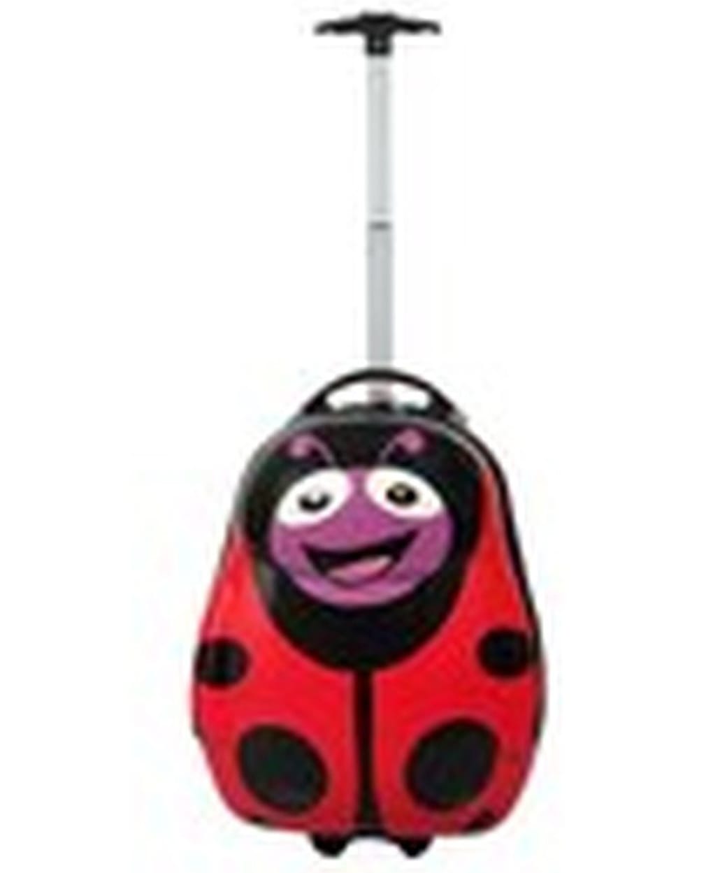 Happile 12 Inches Lady Bug Design Trolley Suitcase for Kid's Travel-image-19