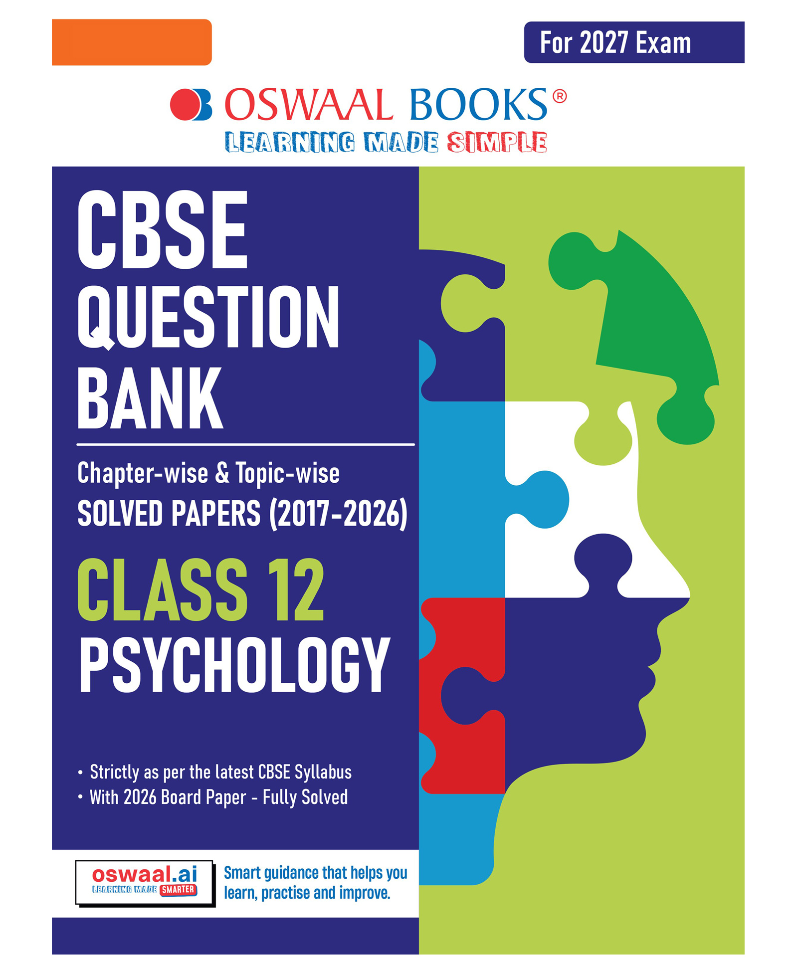 OSWAAL BOOKS CBSE Question Bank for Class 12 Psychology | Chapter-wise and Topic-wise: Solved Papers (2017-2026) | Includes 2026 Papers- fully solved | With oswaal.ai | For 2027 Exam-image-10