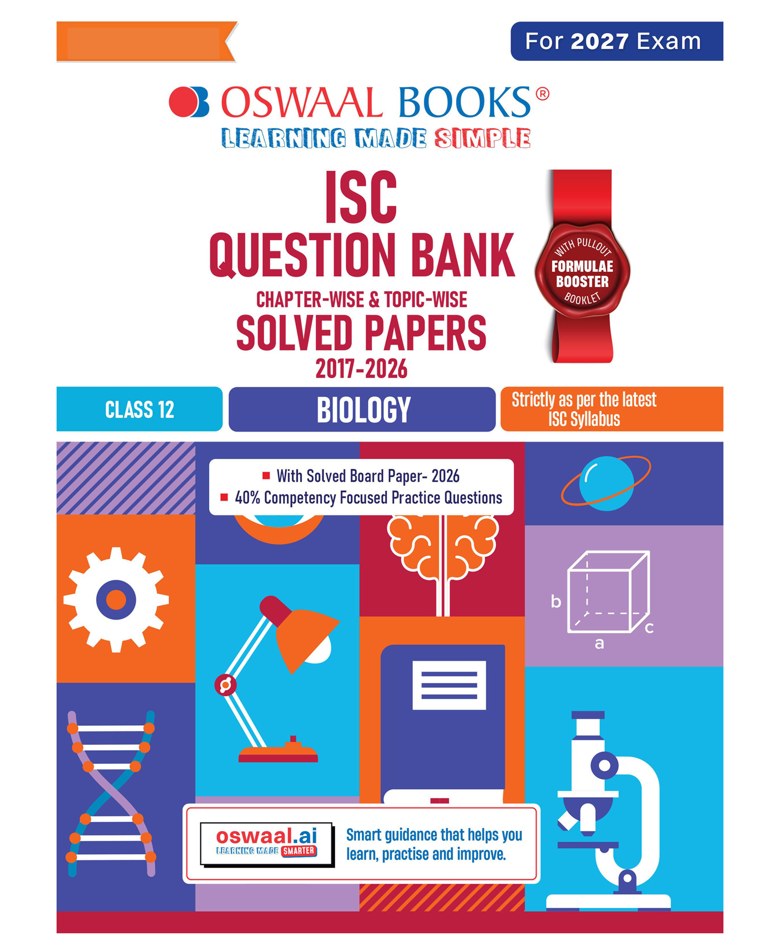 OSWAAL BOOKS Class 12 ISC Biology Question Bank (20172026)| Chapter-wise & Topic-wise with Competency Based Questions |For 2027 Exam | With Solved 2026 Board Paper | Self-Assessment Papers-image-21