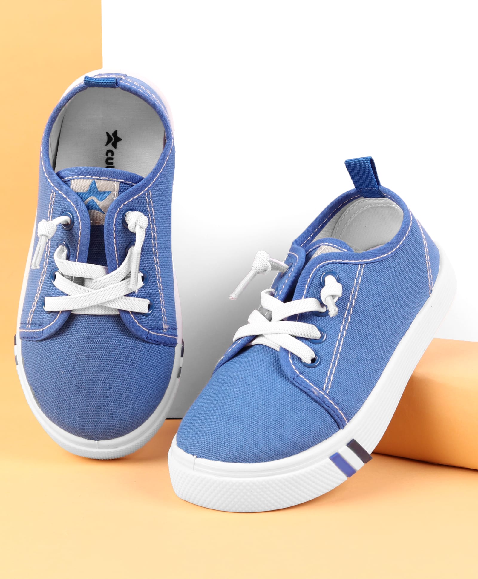 Cute Walk by Babyhug Lace Up Solid Casual Shoes - Blue-picture-18
