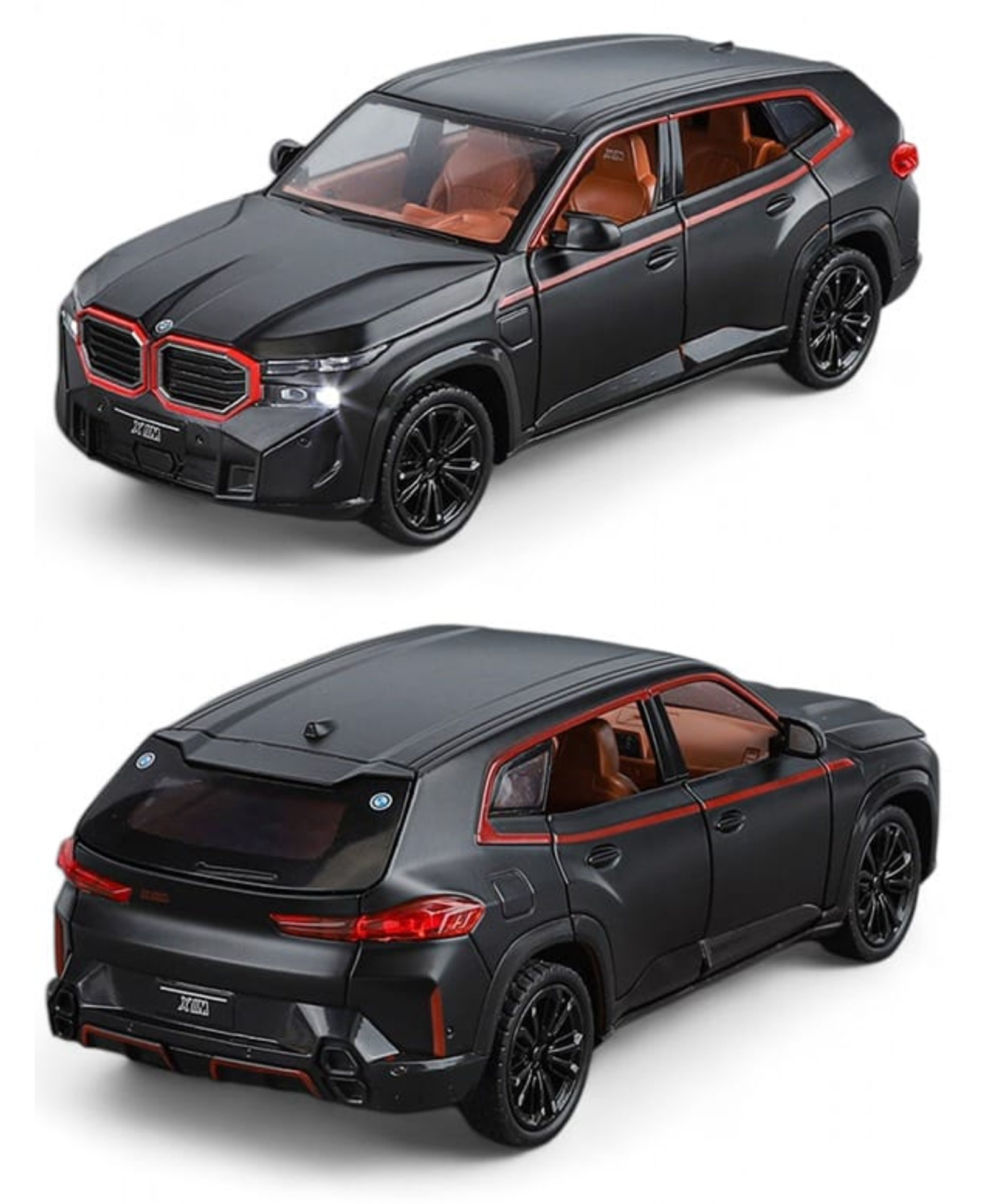 YAMAMA 1:24 BMW XM SUV Die-Cast Model SUV Display | Birthday Gift for Kids Play Toy | Rubber Wheels Pull Back Action Car | Pull Back Car Toys For Kids - Multicolor-image-29