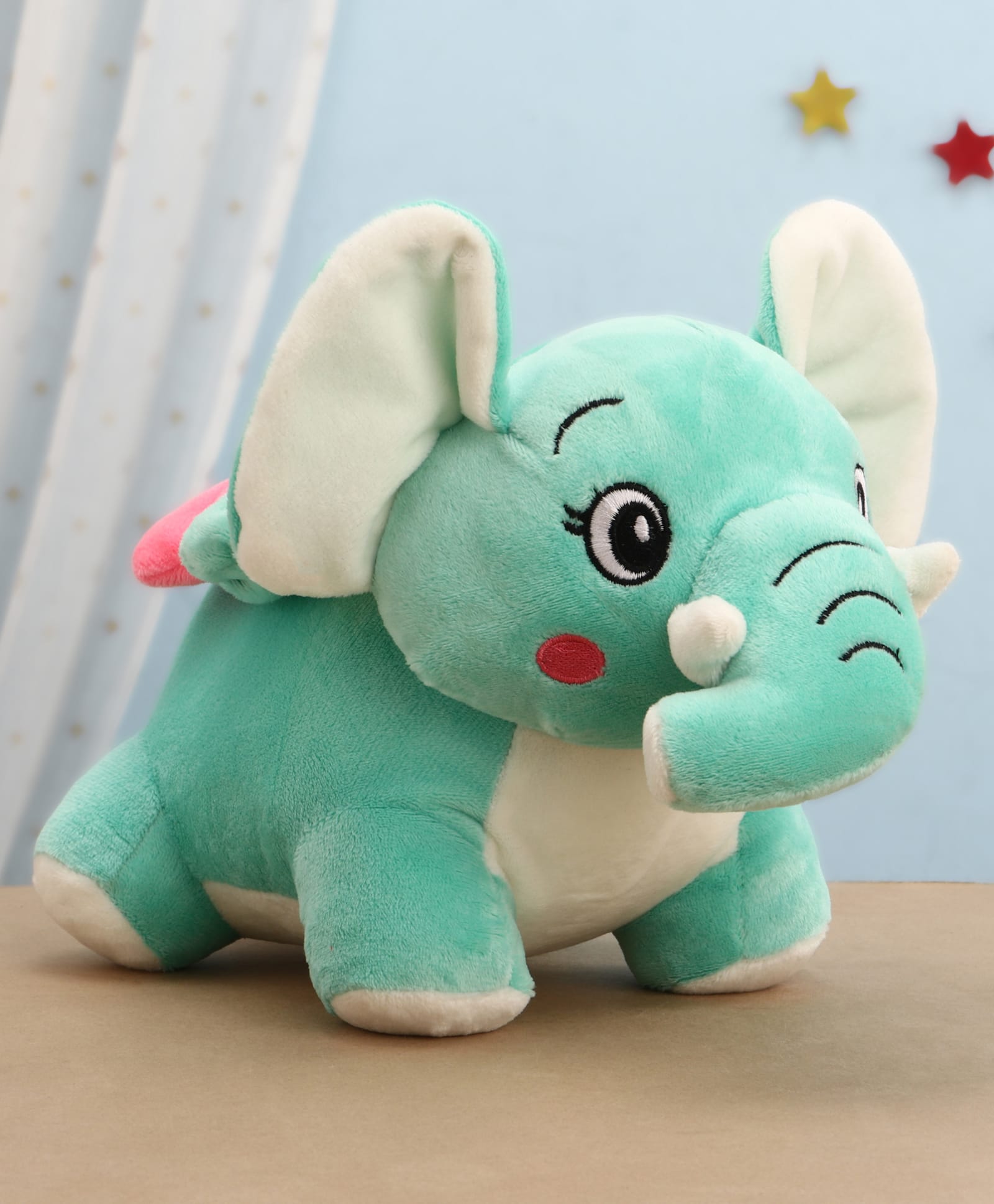 FUNZOO 25 cm Flying Elephant Soft Plush Stuffed Toy - Green-image-47