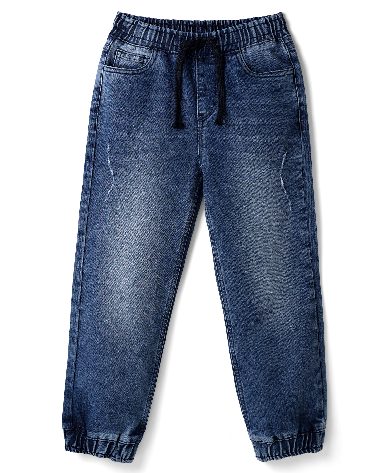 Pine Kids Woven Full Length Washed Denim Jeans - Blue-picture-15