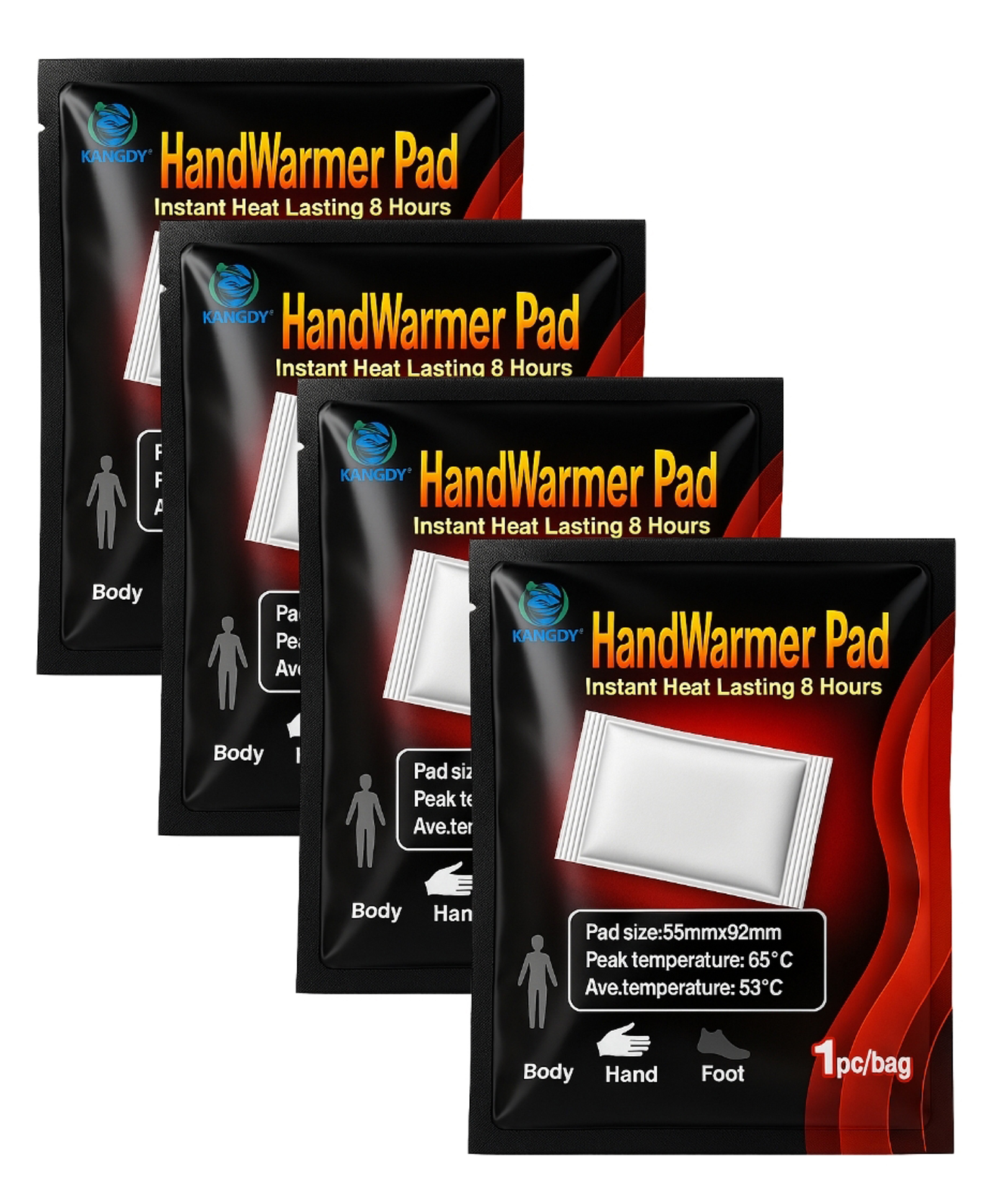 Zikku Hand Warmer Patches | 6 Hrs Heat | Air Activated Winter Warmers (Pack of 4)-image-19