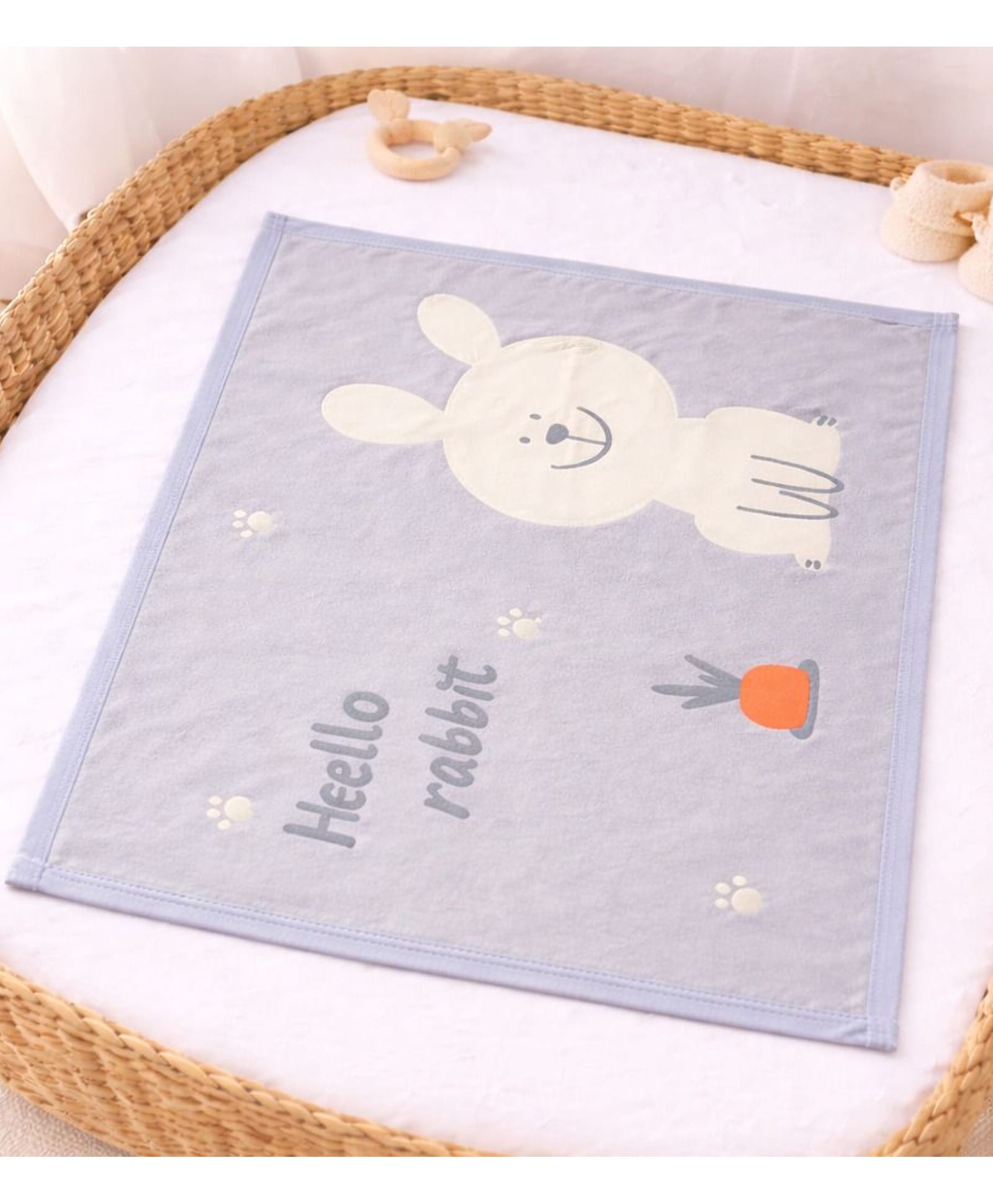 The little lookers Cotton Woven Animal Pattern Bath Towel - Grey-image-32