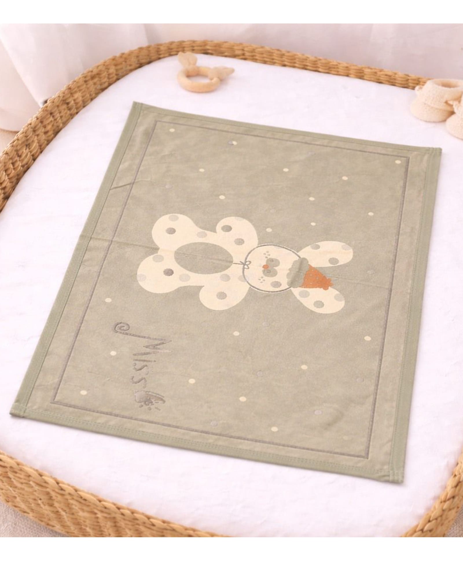 The little lookers Cotton Woven Animal Pattern Bath Towel - Green-image-46
