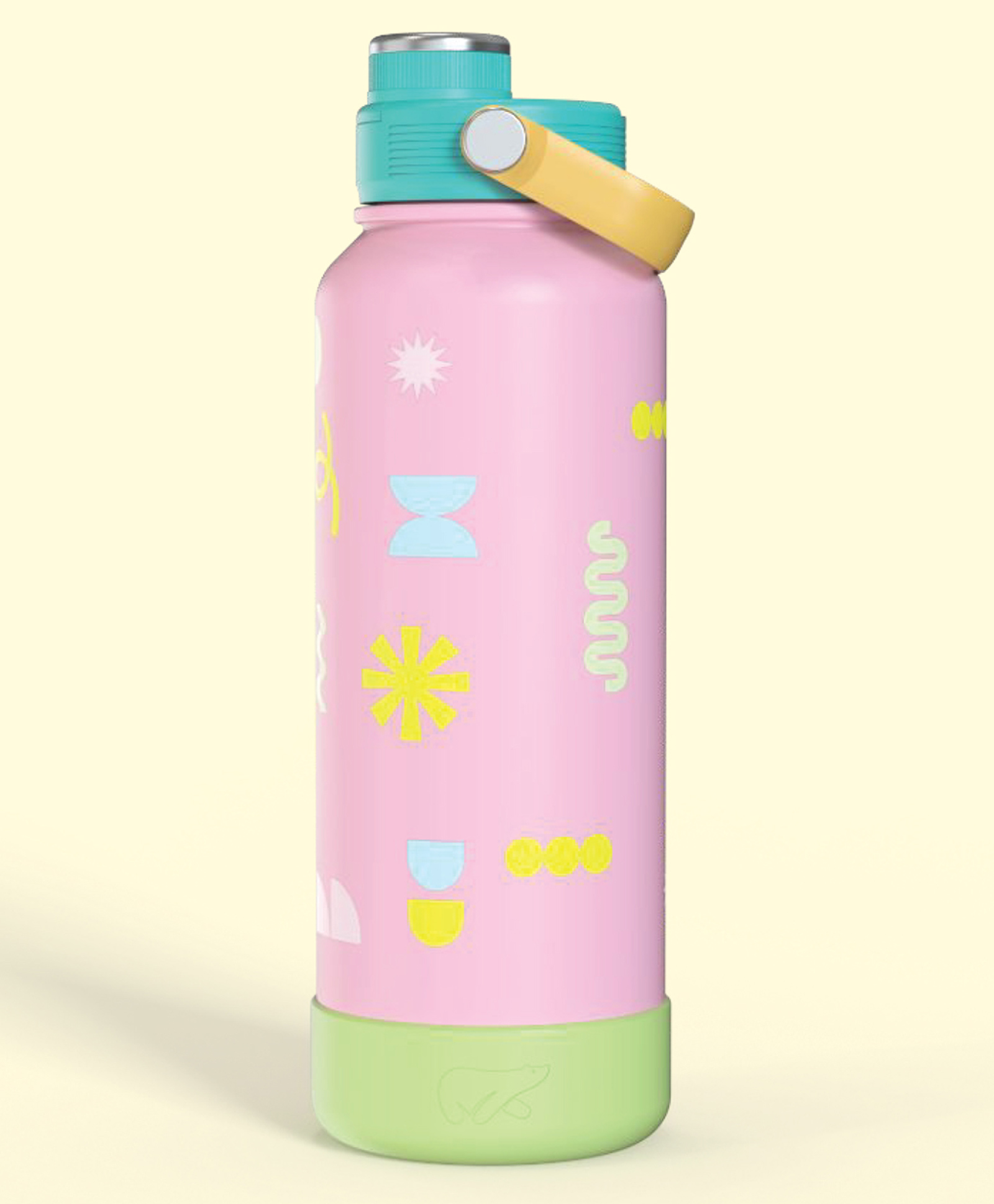 Rabitat Hyde Vacuum Insulated Happy Sprinkles Bottle Pink & Blue - 1 Litre-picture-10