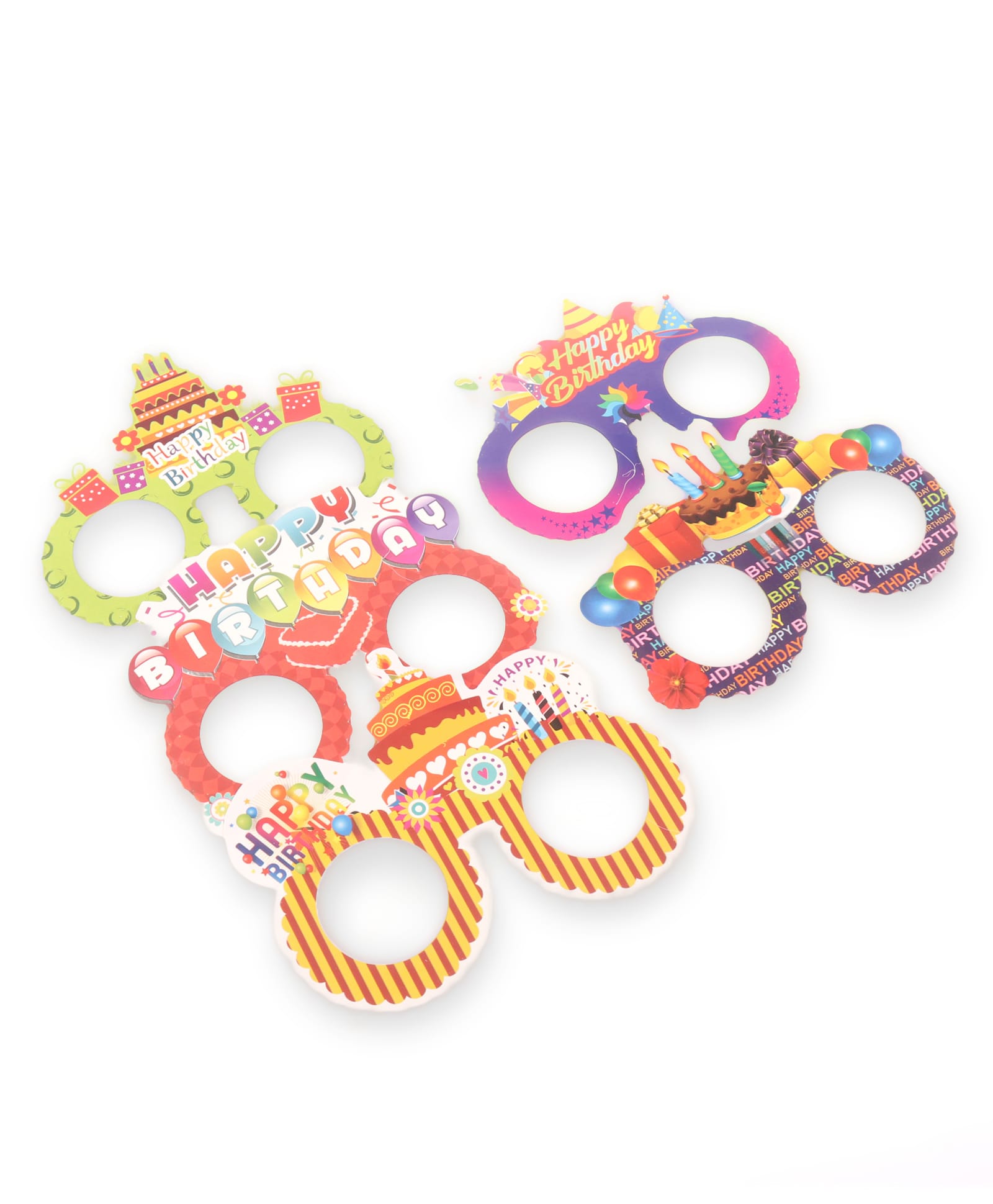 Happy Birthday Party Goggles for Kids - 5 pcs | Colorful Fun Glasses for Birthday Celebration | Photo Booth Props and Party Accessories-image-16